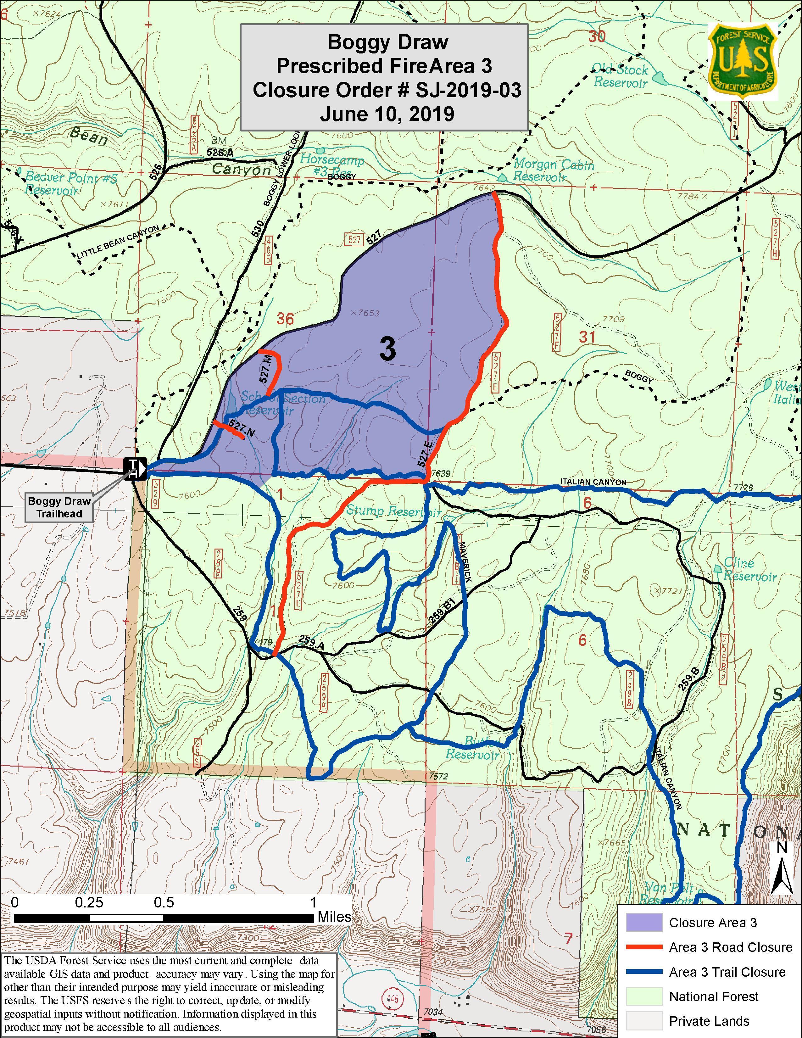 Cosjf San Juan Nf Prescribed Fire Program Incident Maps