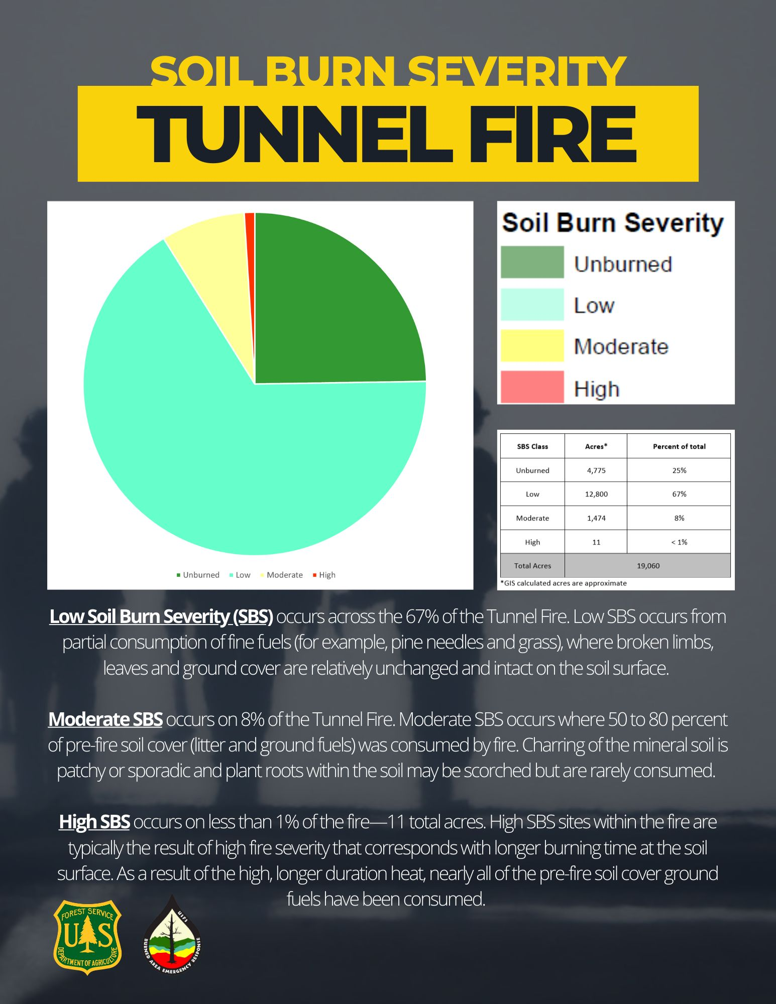Tunnel Fire Soil Burn Severity