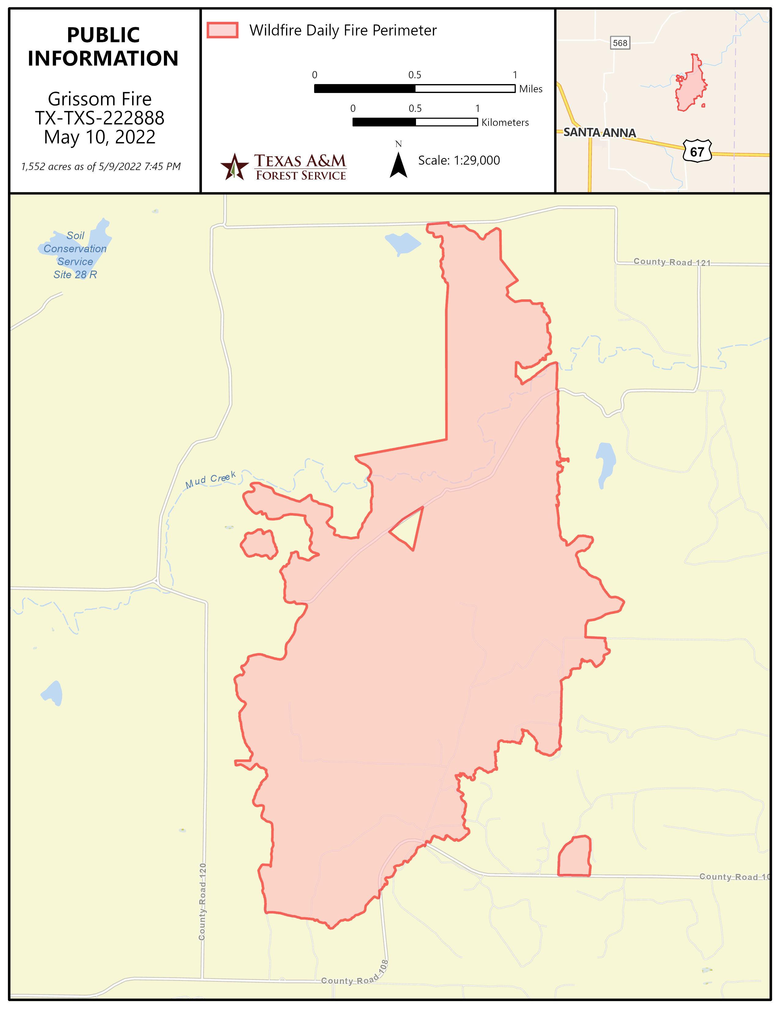 Final Map of the Grissom Fire
