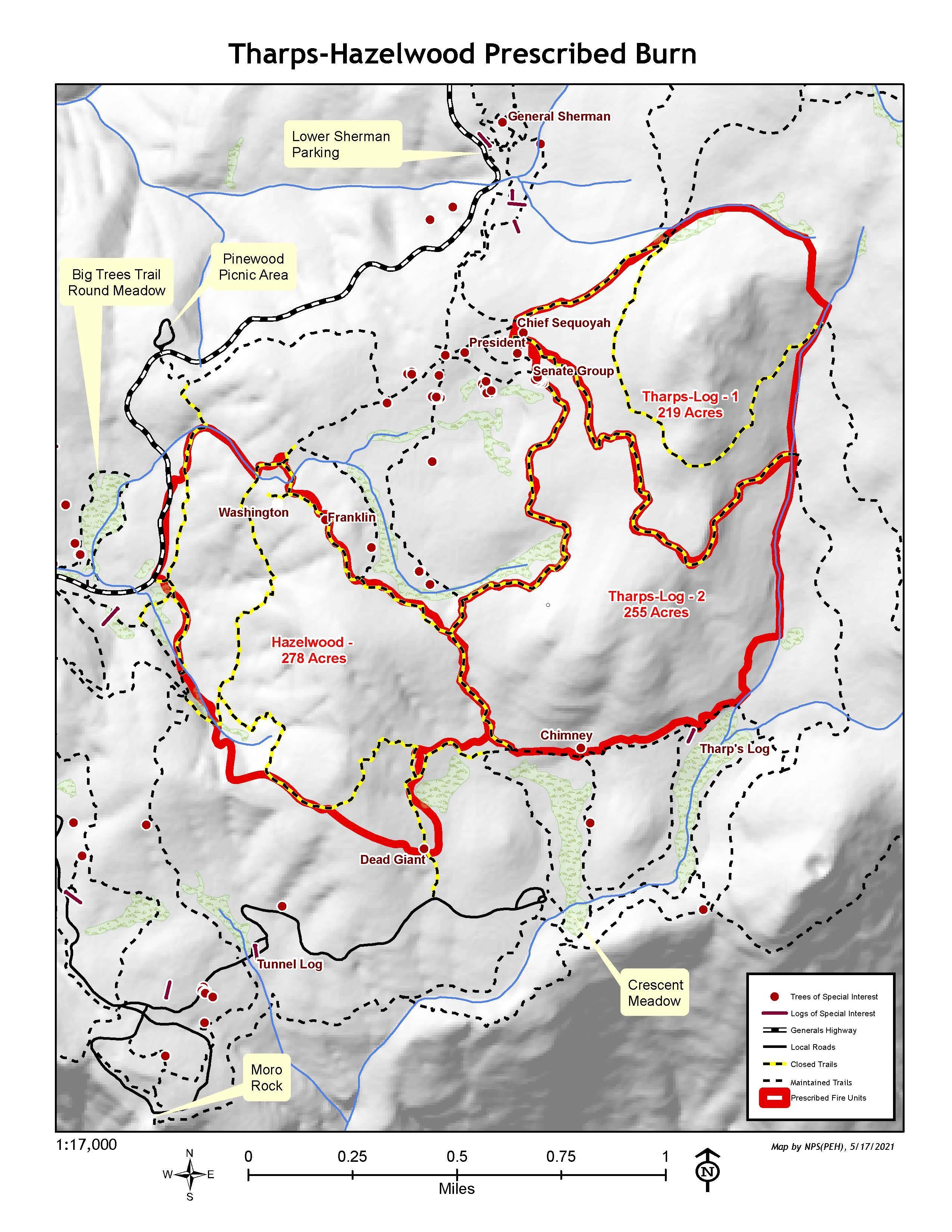 Caknp Tharpshazelwood Prescribed Burn Incident Maps | InciWeb