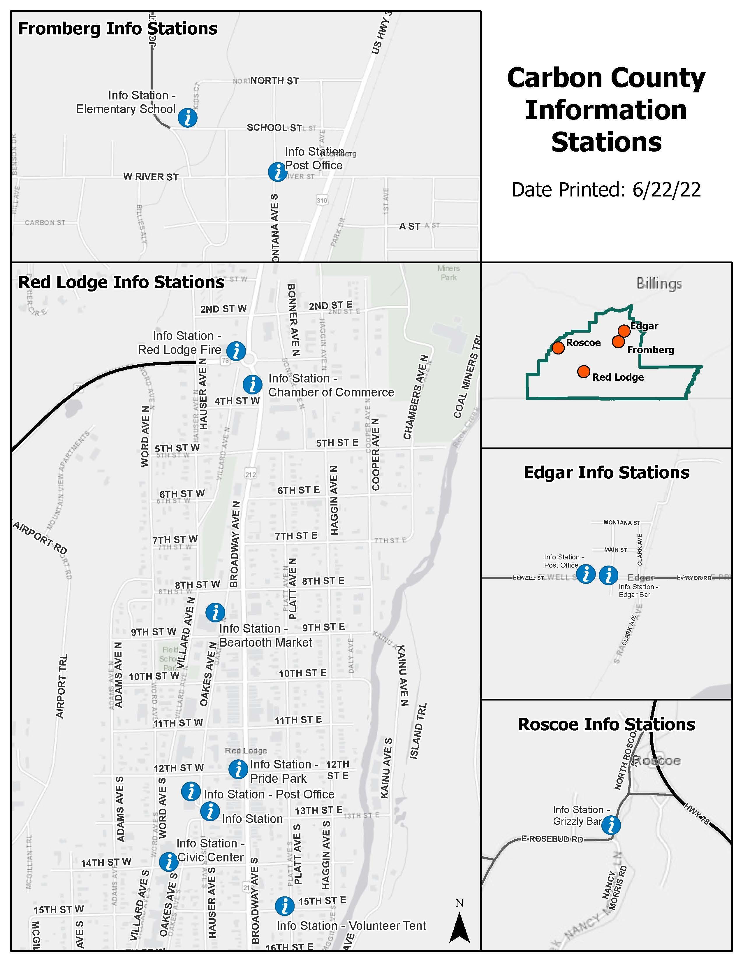 Information Station Map 