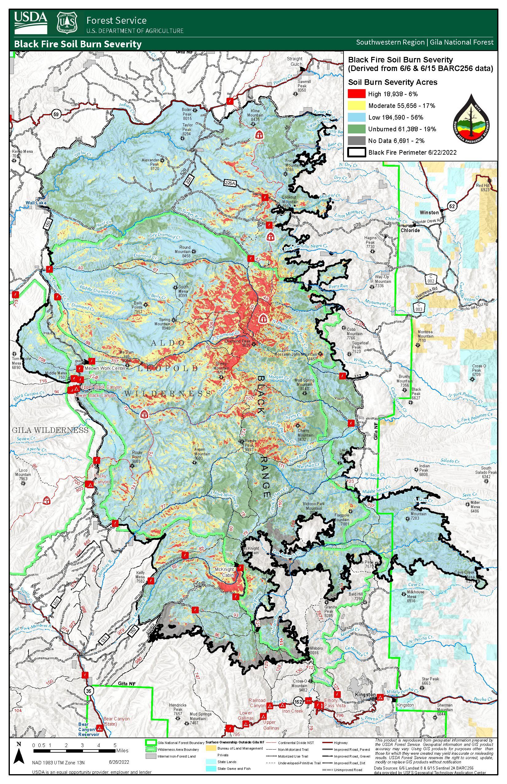 Nmgnf Black Postfire Baer Incident Maps | InciWeb