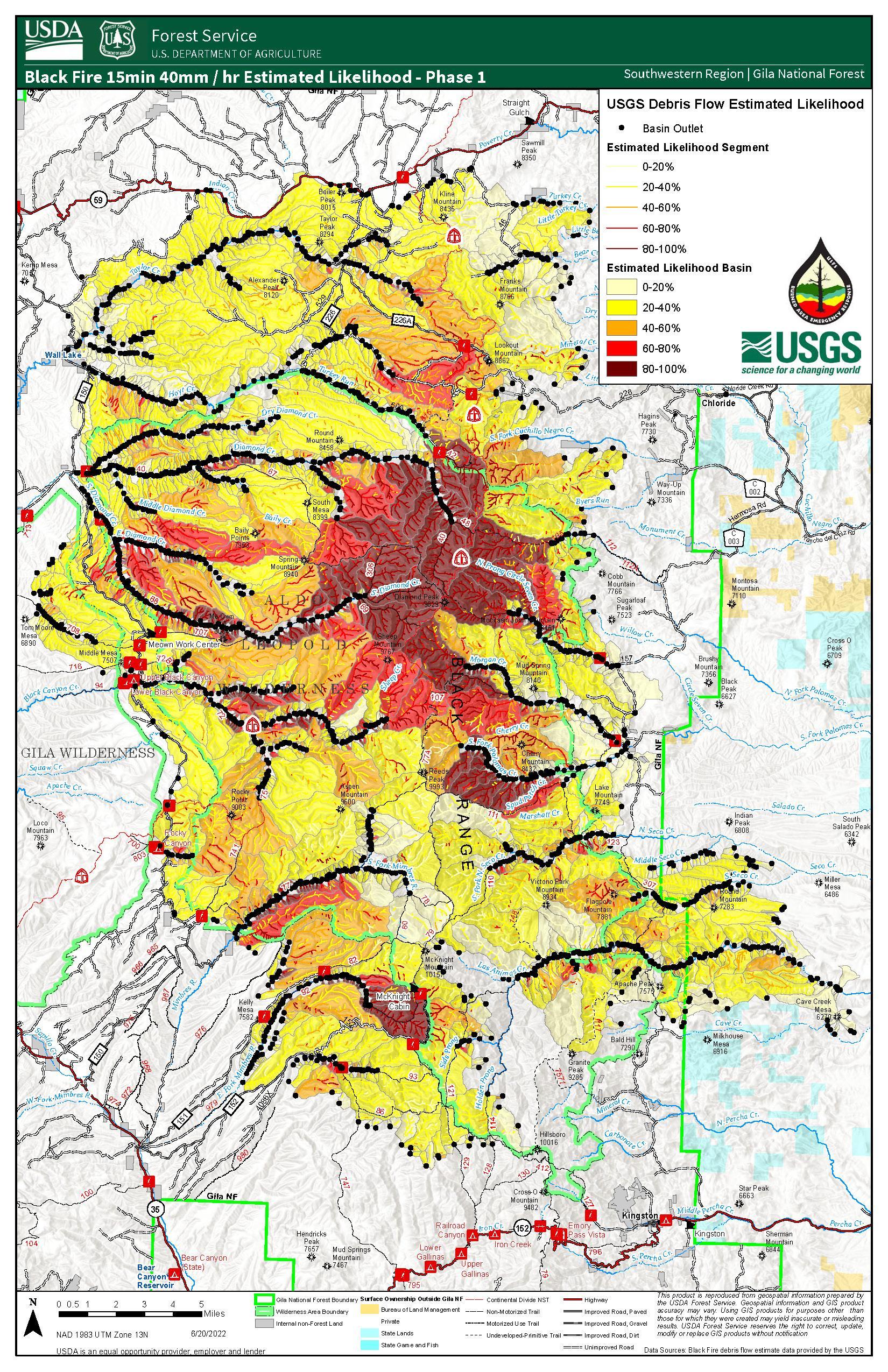 Nmgnf Black Postfire Baer Incident Maps | InciWeb