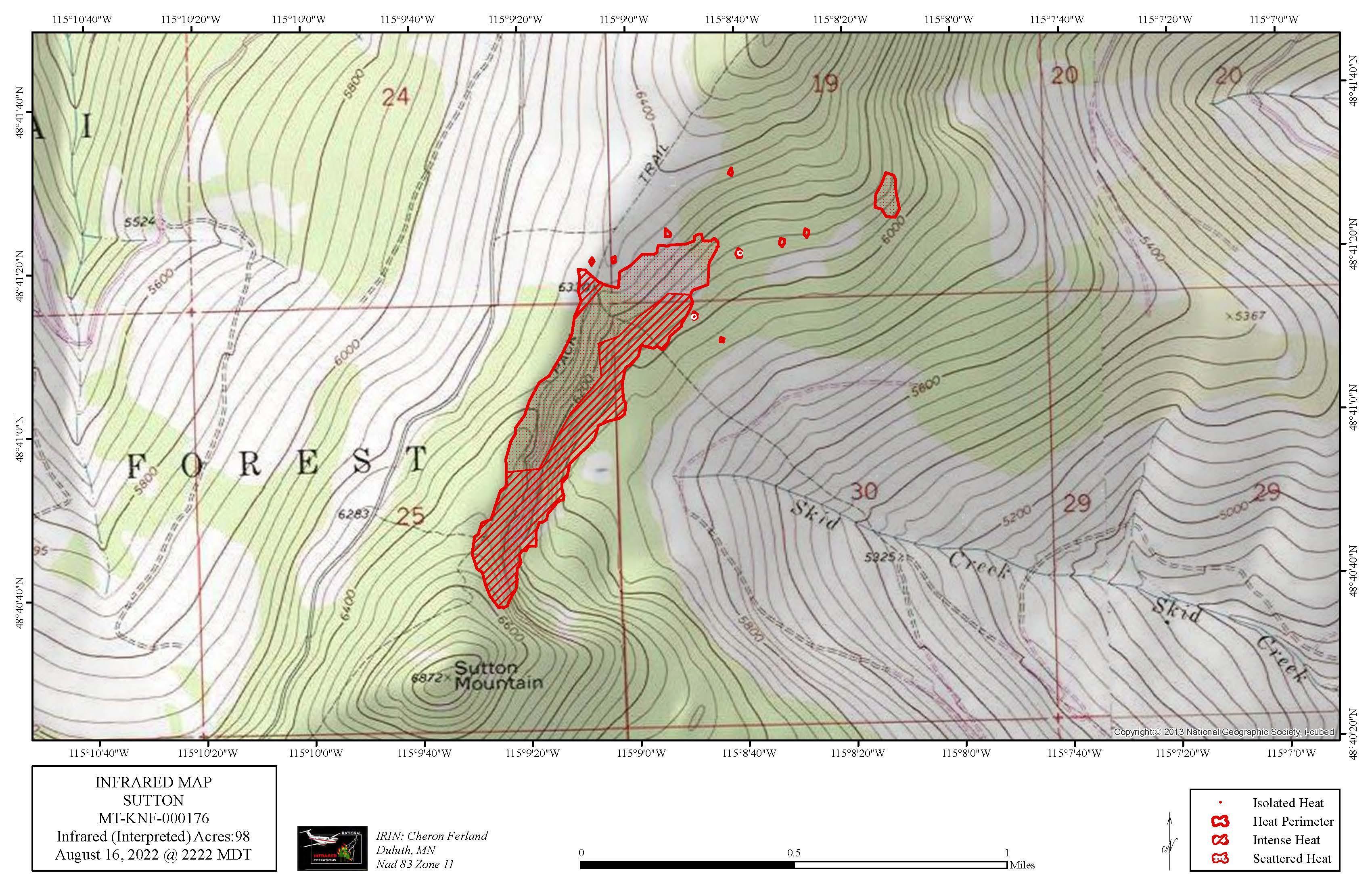 8.17.22 Sutton Fire Perimeter Map