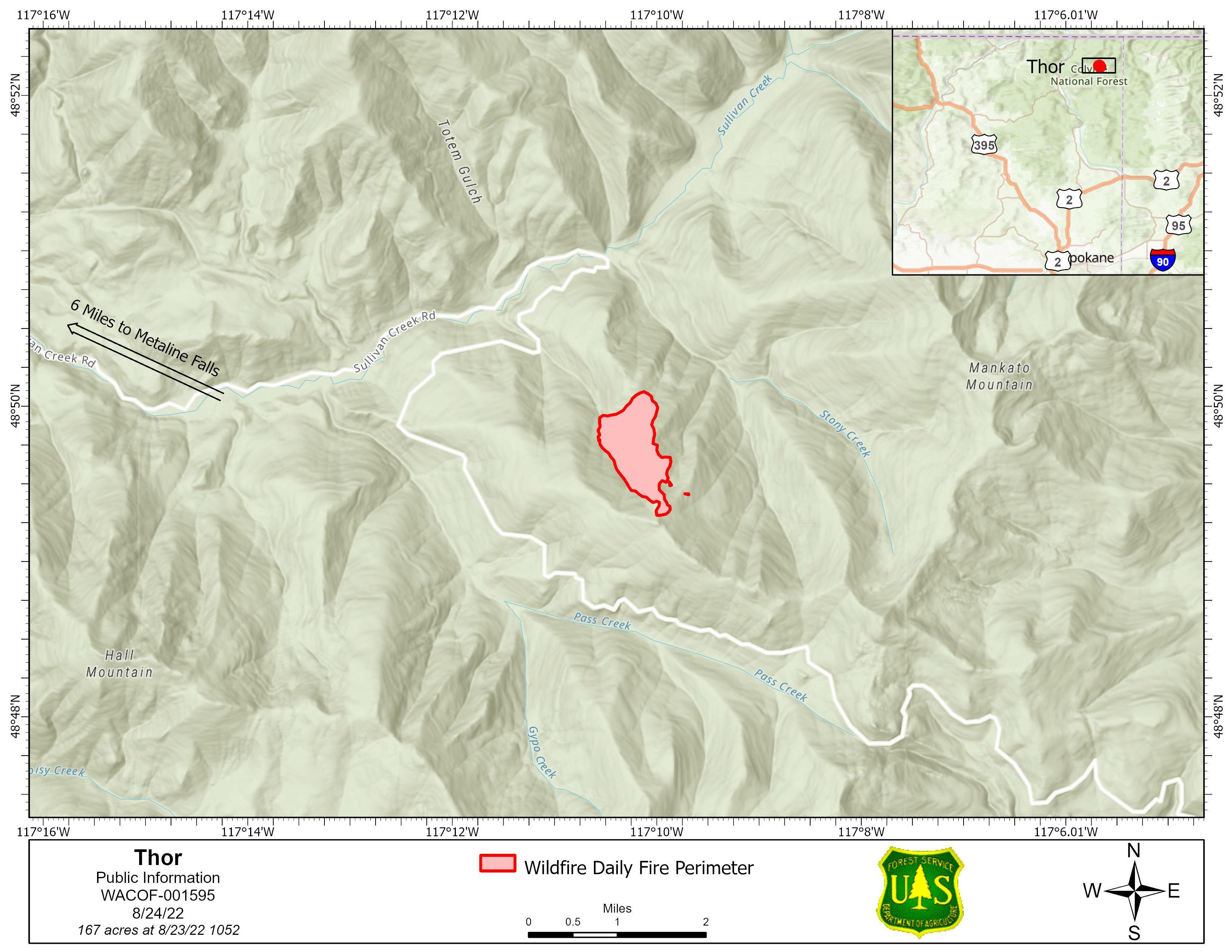 Thor Fire Map 08.24.22