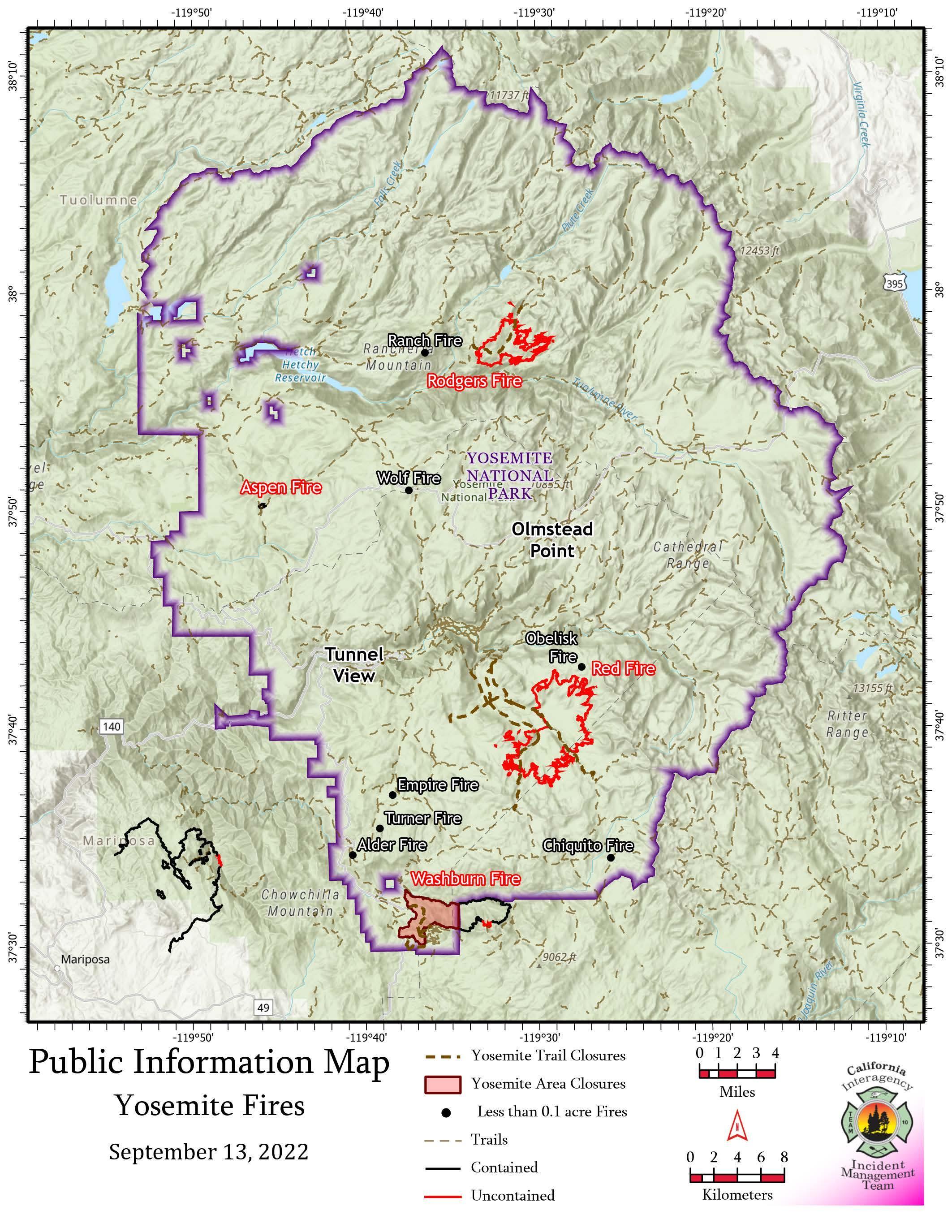 Current Fire Map, 9_13