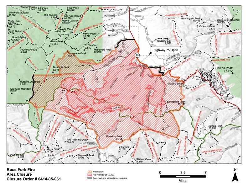New Forest Closure Map 9-17-22