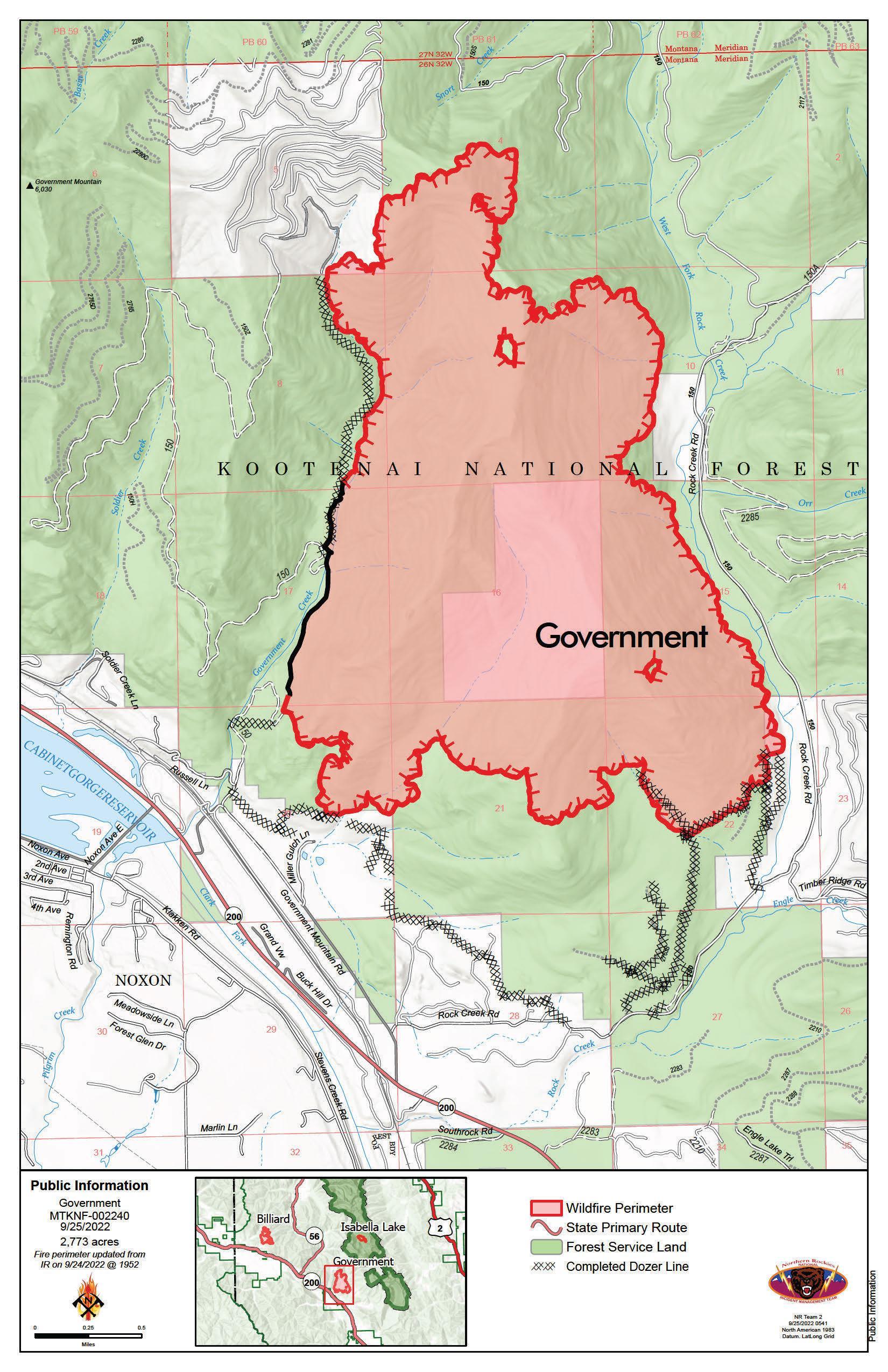 Government Fire Map 09.25.2022