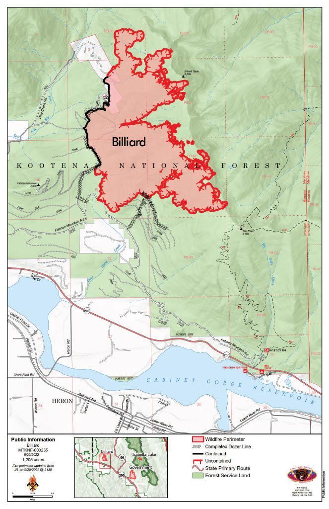 Billiard Fire Map 09.26.2022