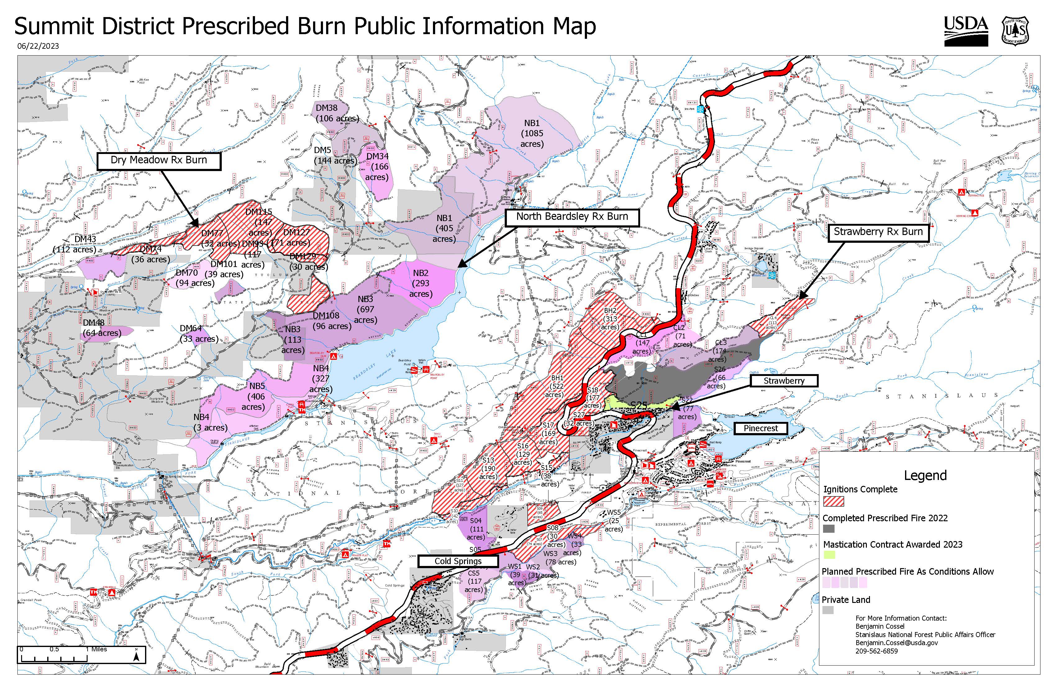 




6/22/23 Dry Meadow Prescribed Burn Map	


