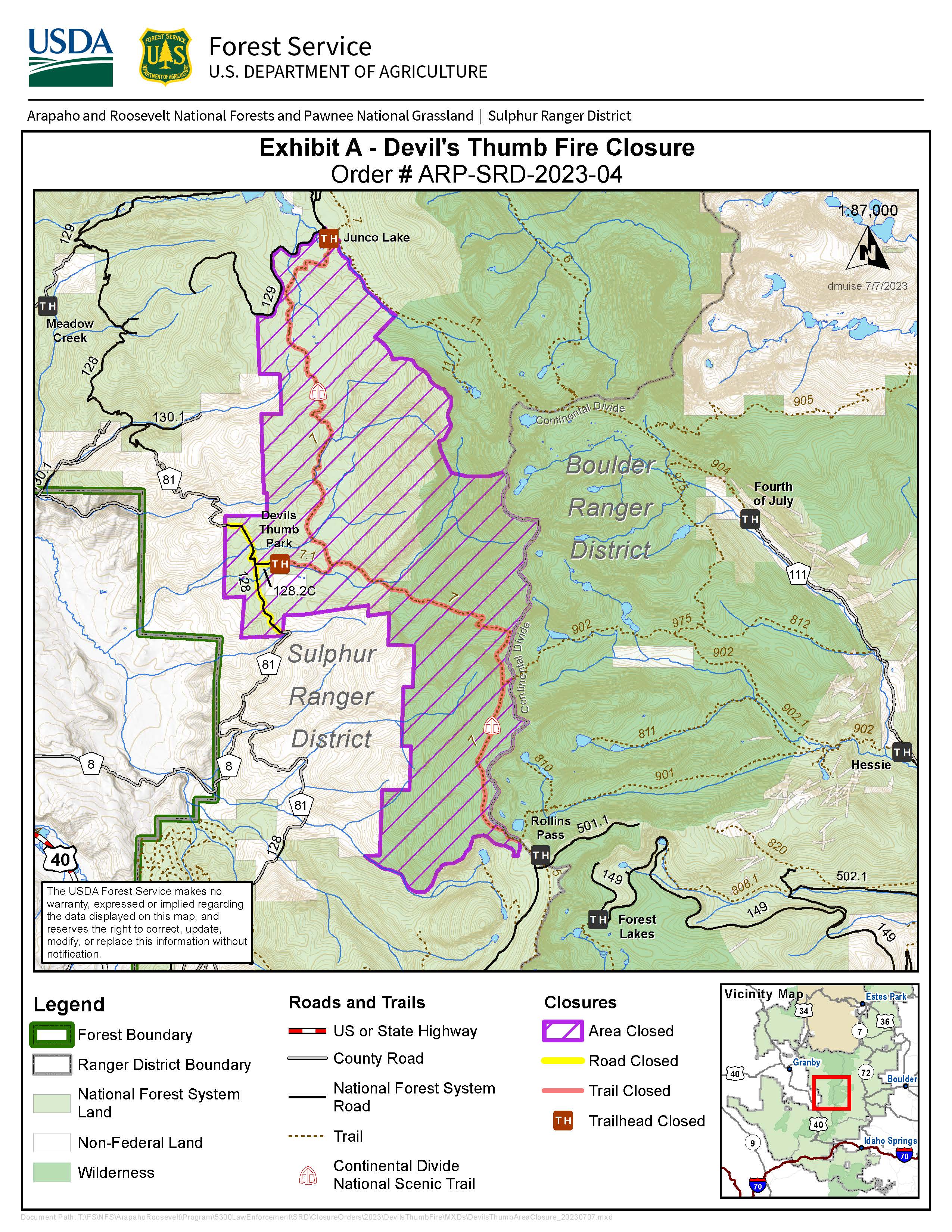 Coarf Devils Thumb Fire - | InciWeb