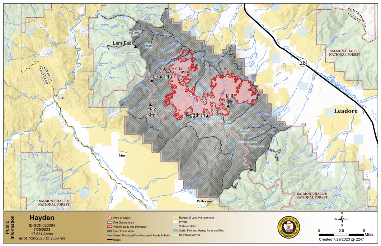 Idscf Hayden Fire Incident Maps | InciWeb