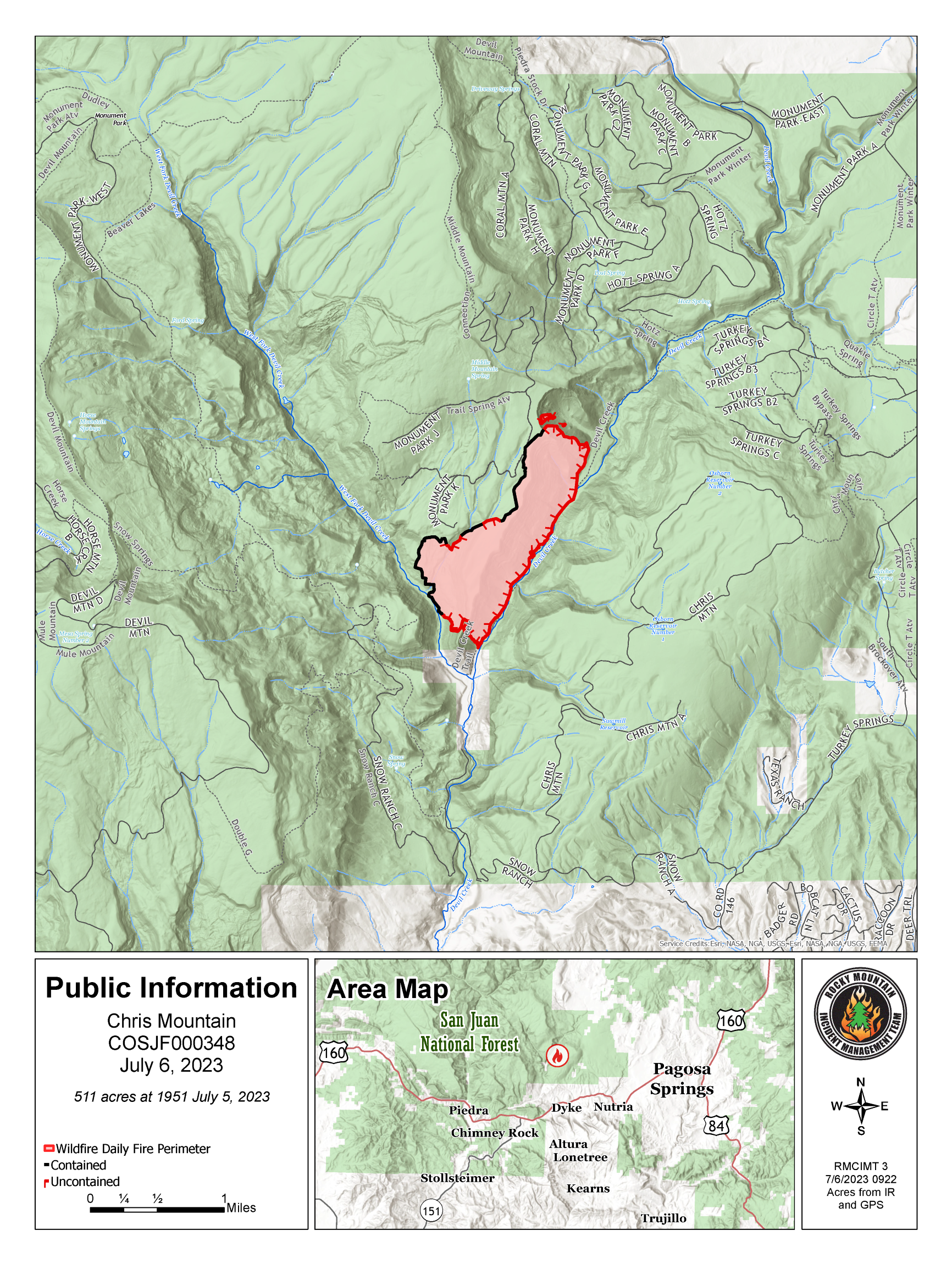 




Public Information Map July 6, 2023 - Chris Mountain Fire


