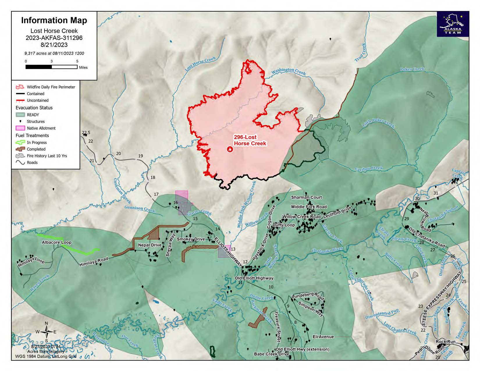 Akfas Lost Horse Creek Fire Incident Maps | InciWeb