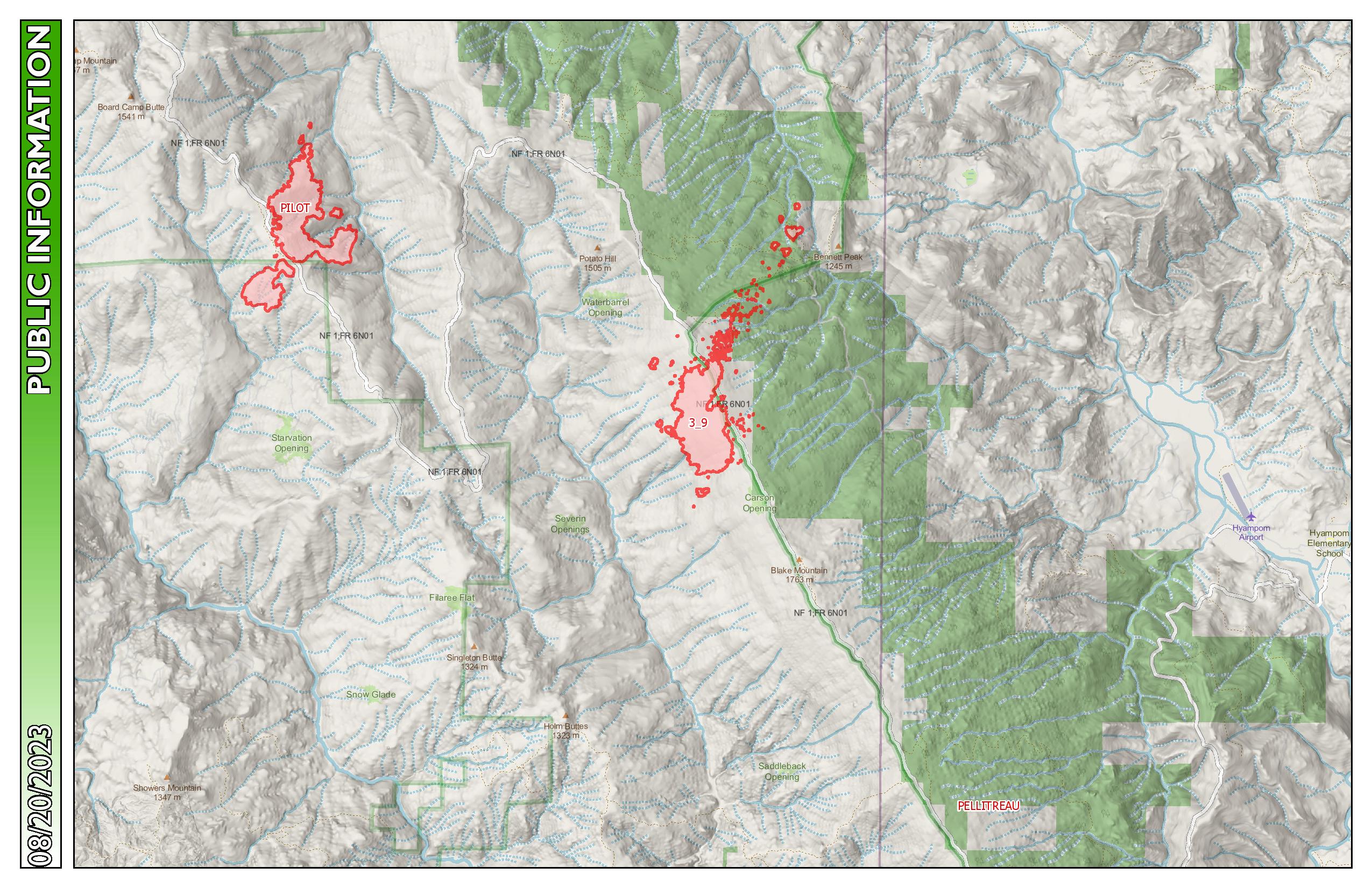 




South Fork Complex Map August 20, 2023


