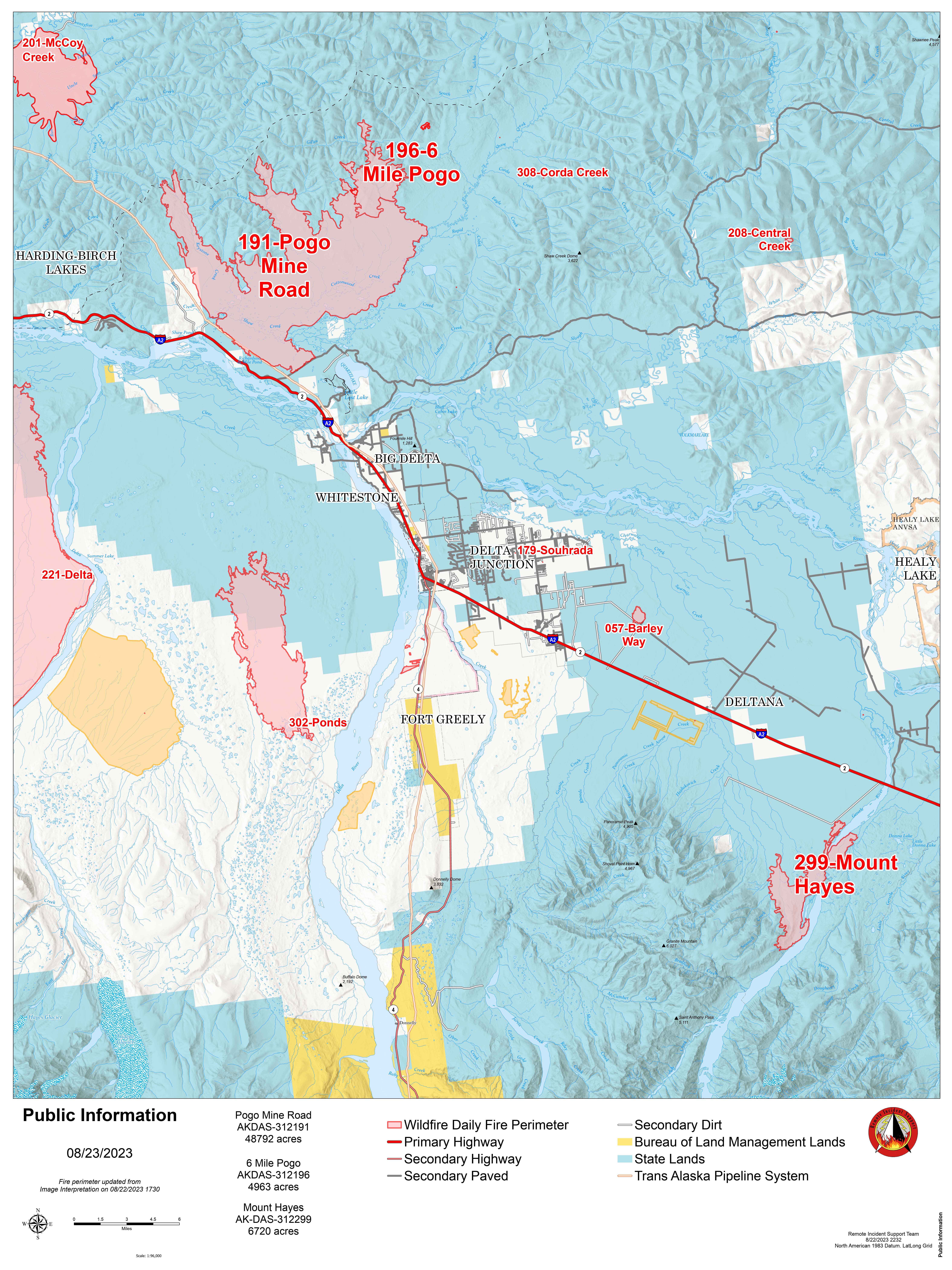 




Delta Area Fires overview map


