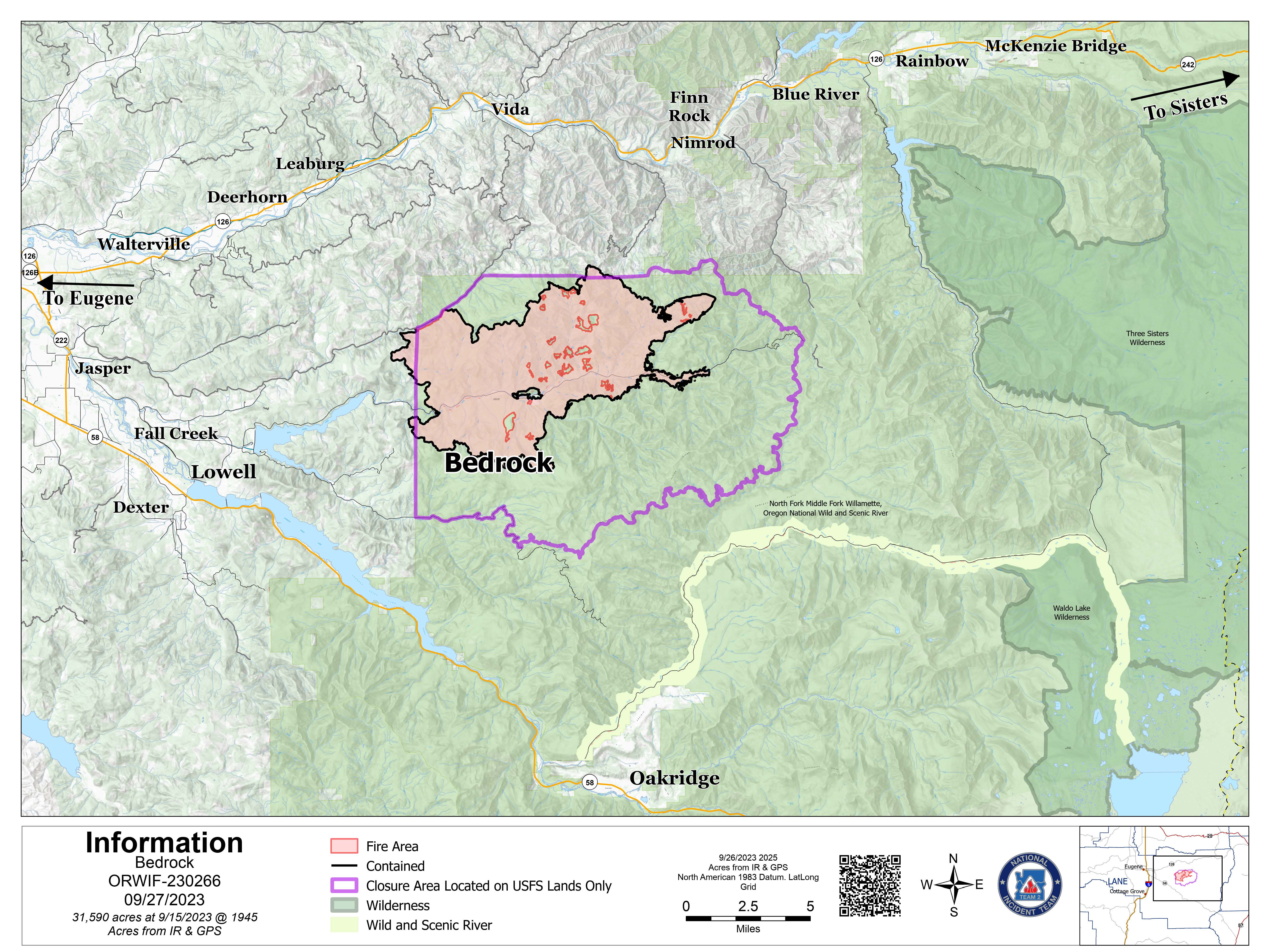 Orwif Bedrock Fire Incident Maps | InciWeb