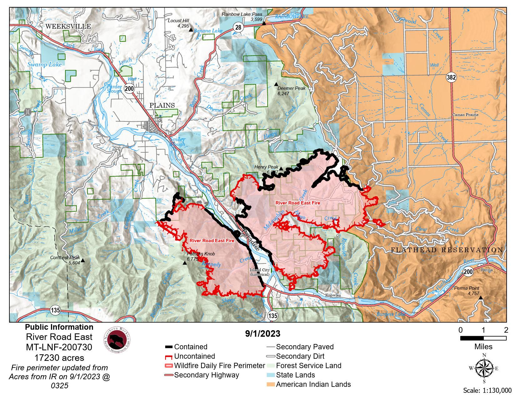 Mtlnf River Road East Fire Incident Maps | InciWeb