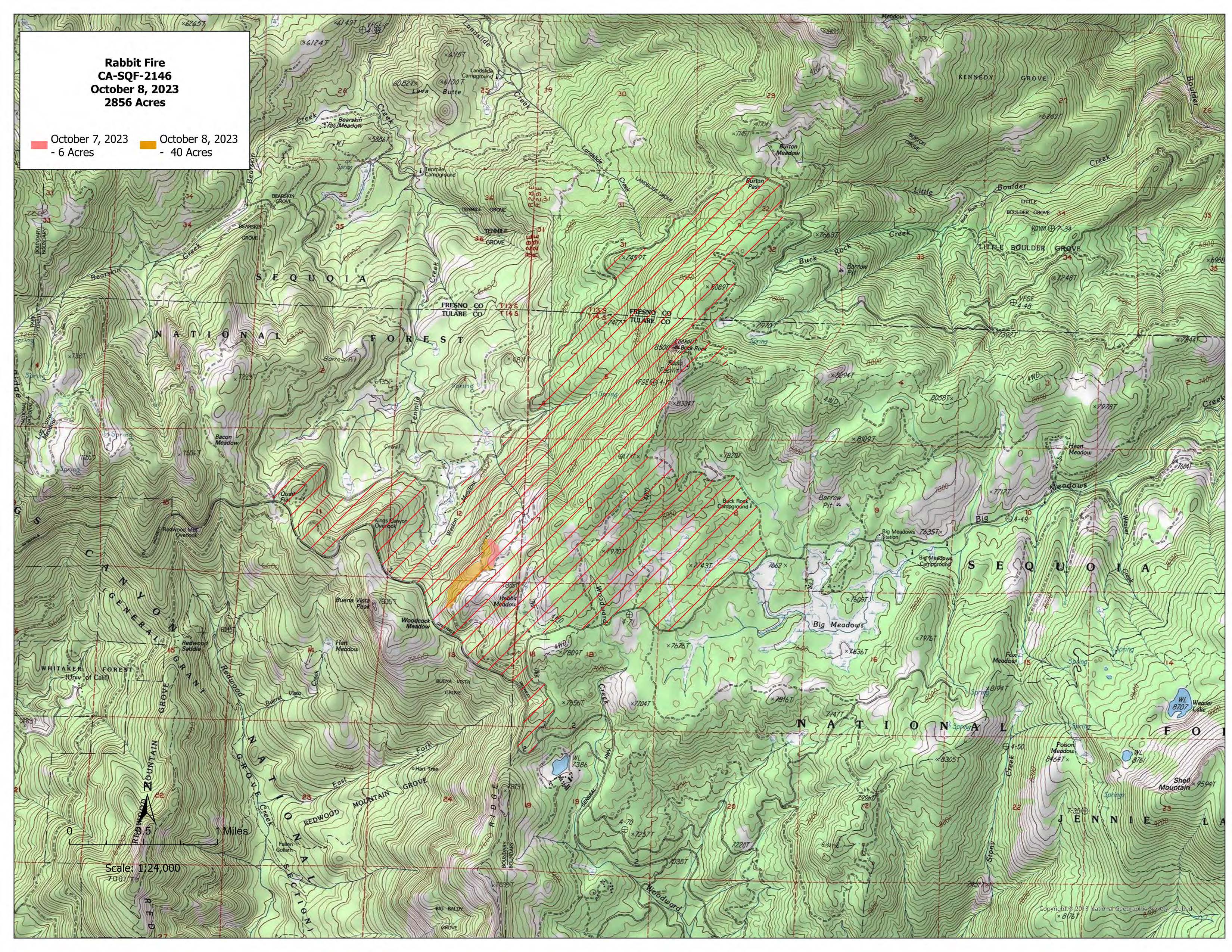 Casqf Rabbit Fire Incident Maps - RabbitFire%20progression%20as%20of%2010.9 