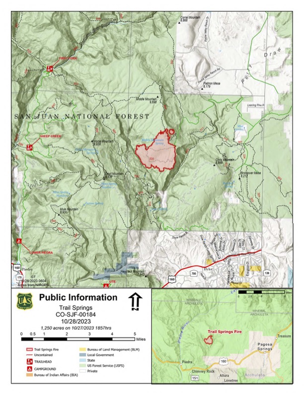 Trail Springs Public Information Map 10-28-23