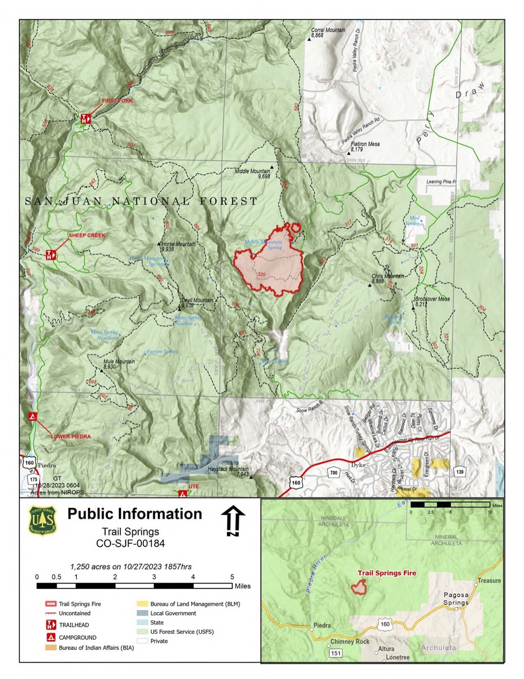 Trail Springs Public Information Map 10-29-23