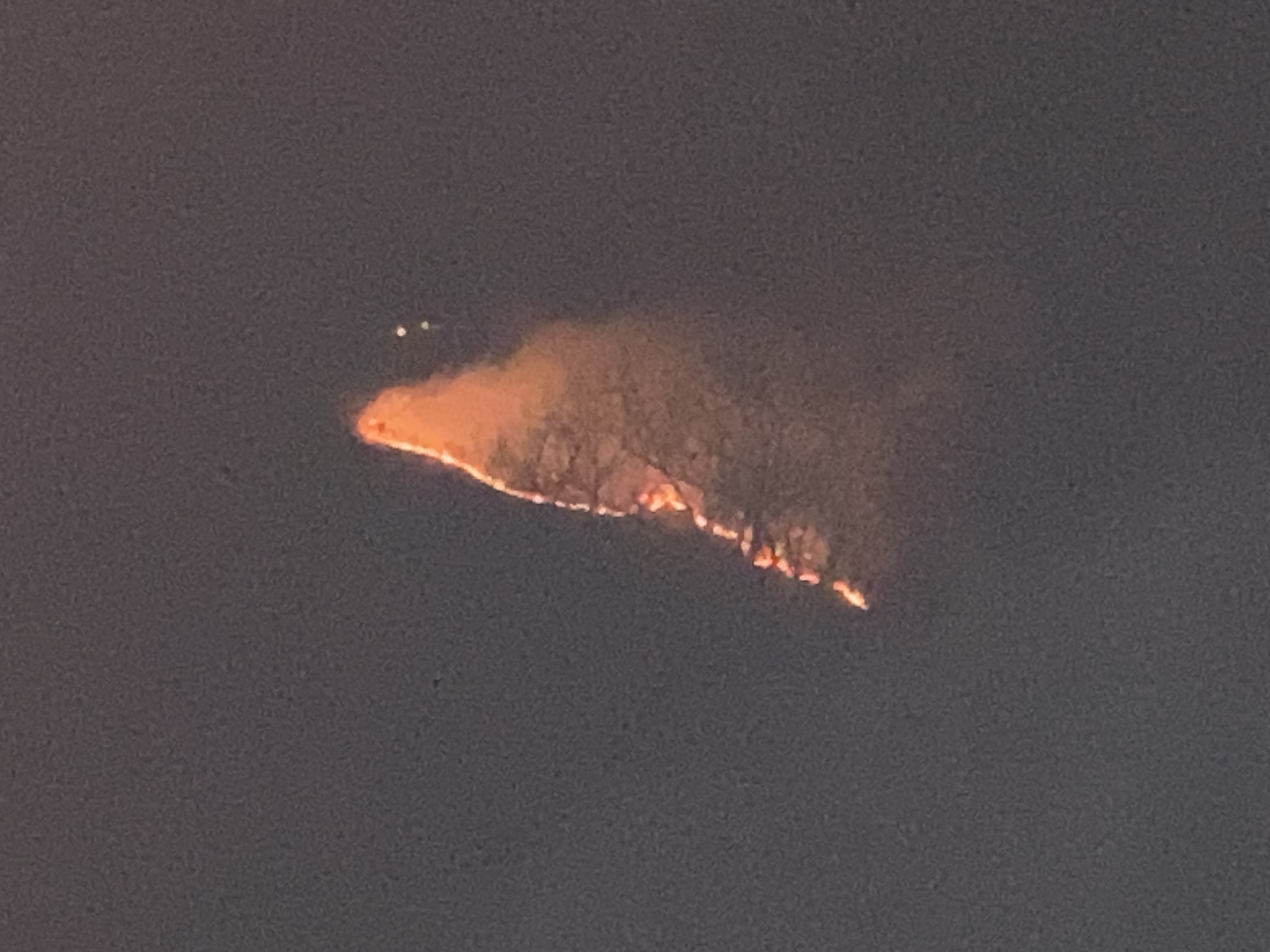 

						Heavener Ridge Fire in Evening -GWJNF  J.Herring
			