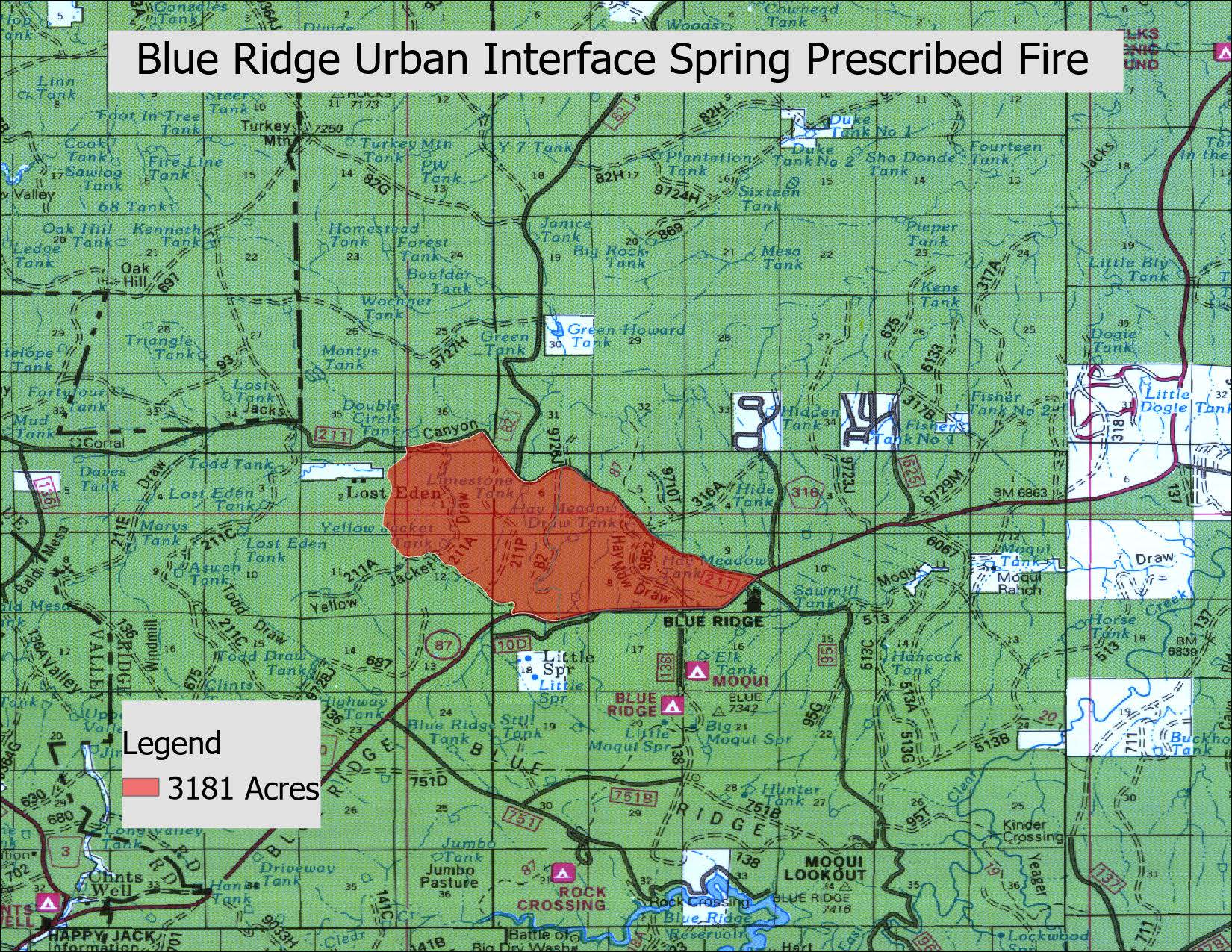 Azcof Coconino National Forest Mogollon Rim Ranger District Prescribed ...