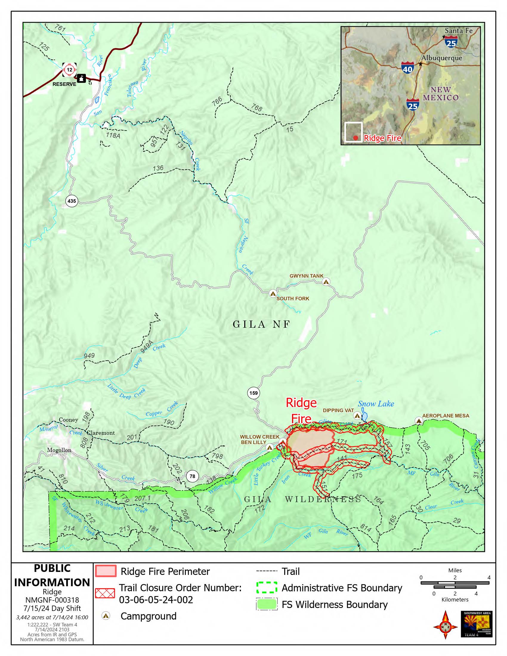 

						Daily Map of the Ridge Fire 7-15-2024
			
