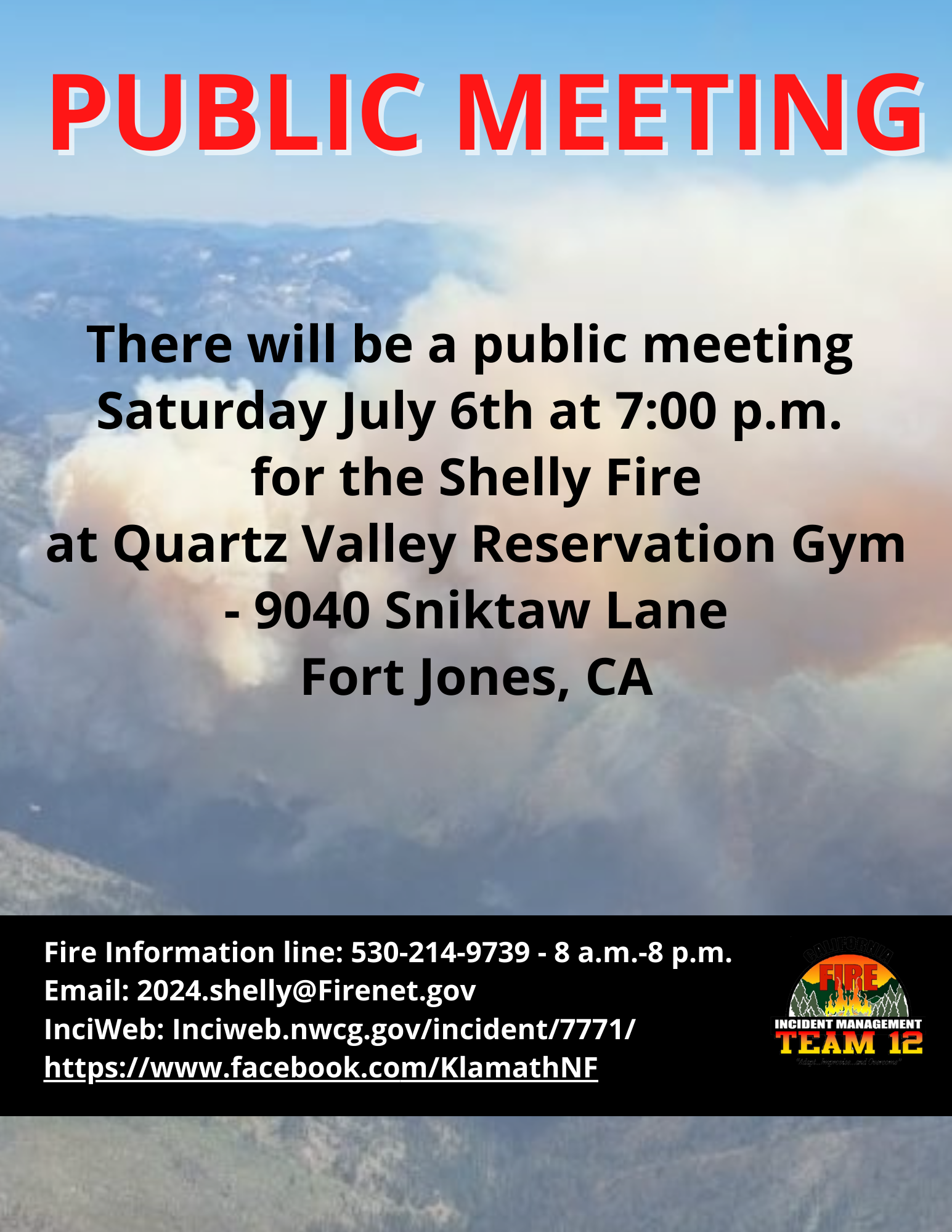 

						2024 Shelly Fire - Community Meeting Flyer
			