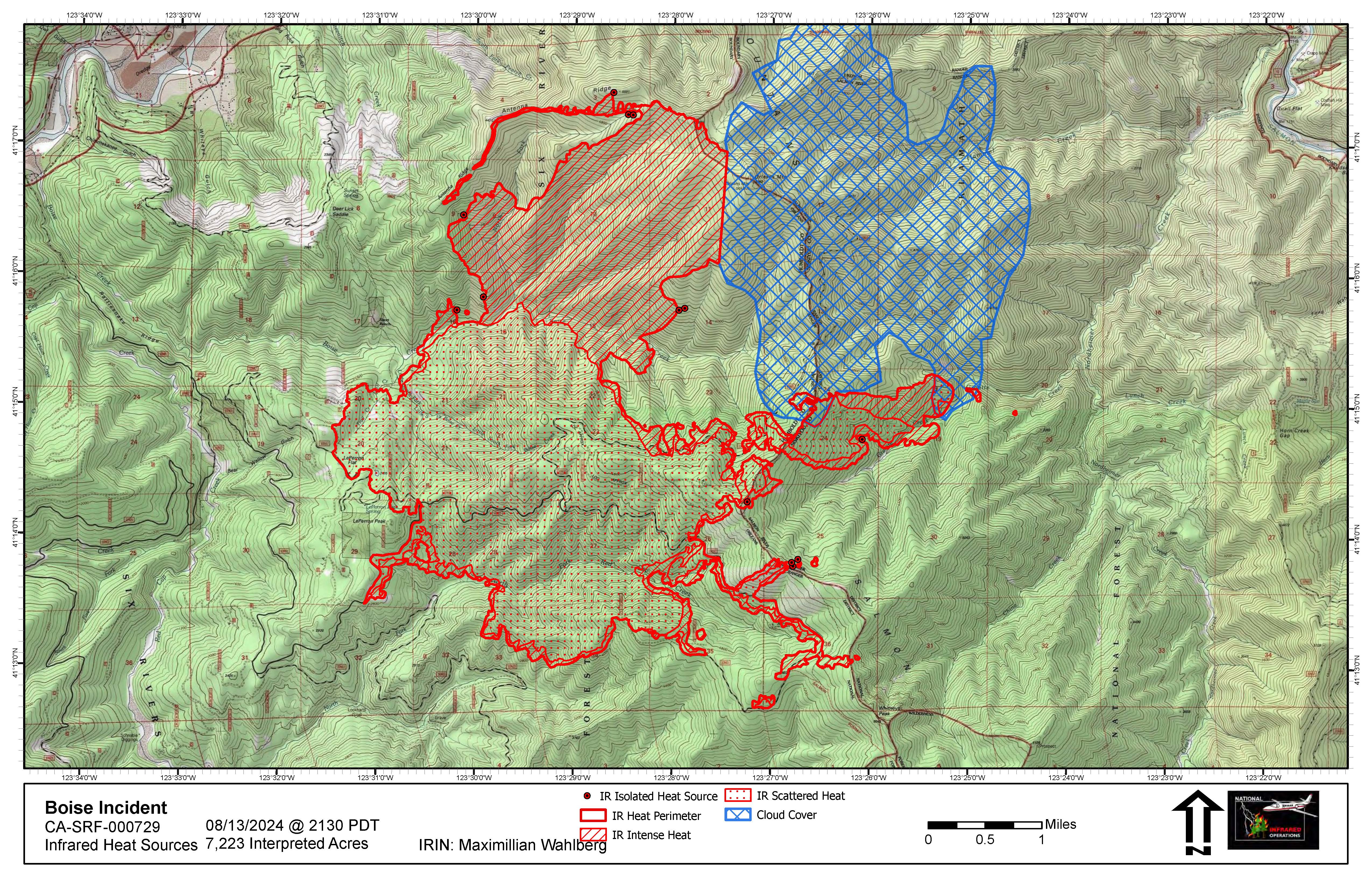 

						Boise Fire Infrared Map, August 14, 2024
			