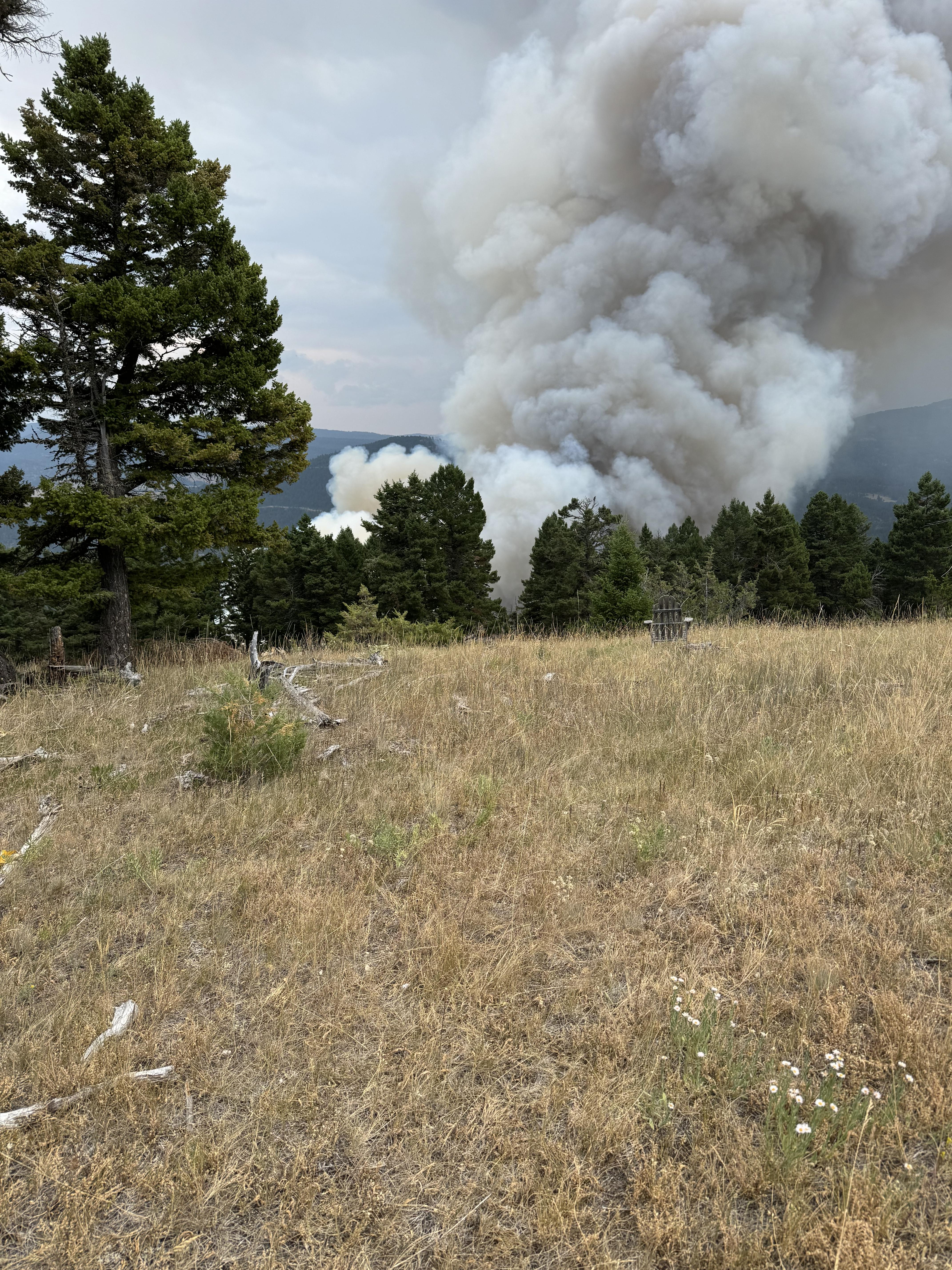 

						View of Black Canyon Fire Plume on 8/10/2024
			