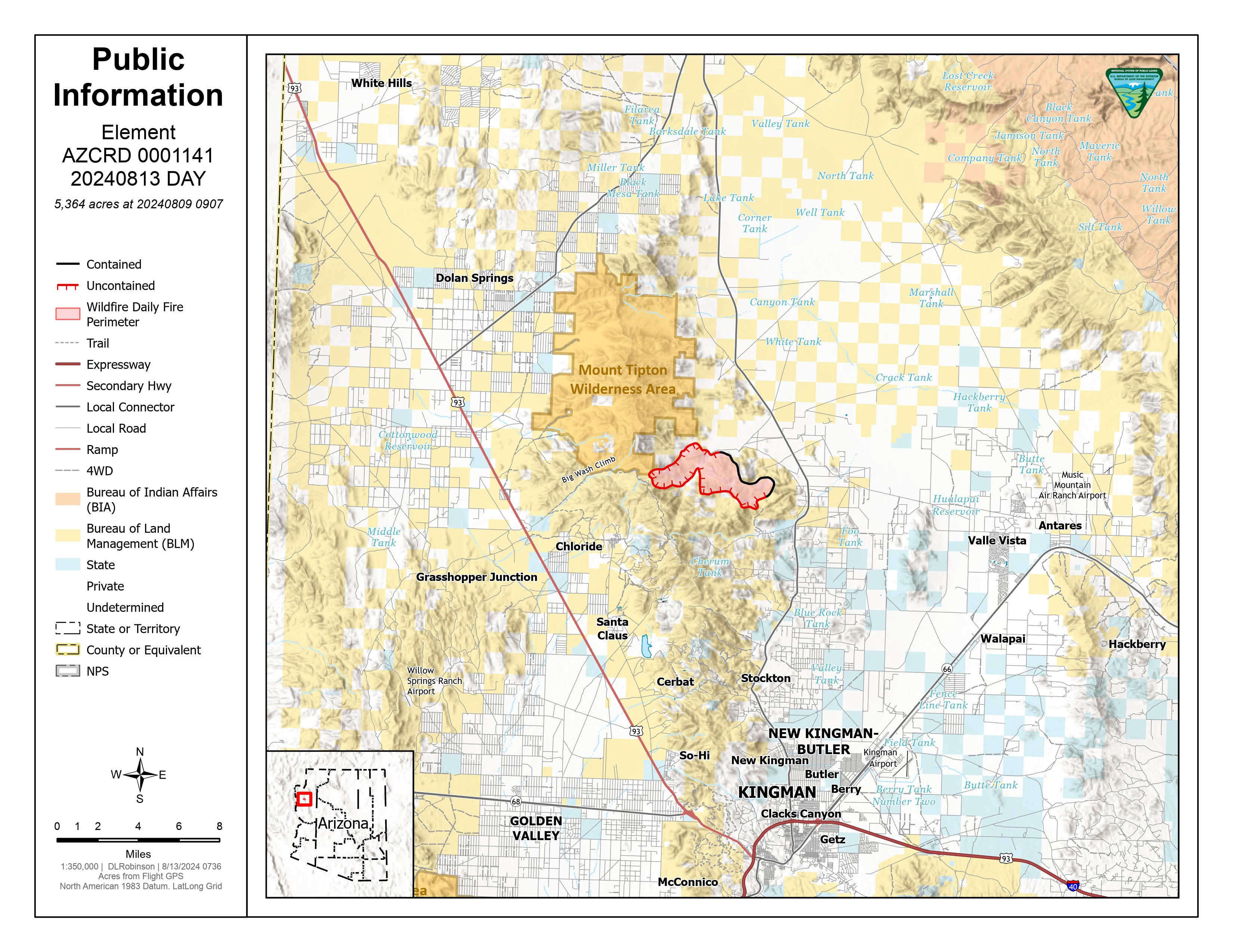 

						Element Fire Perimeter Map 08/13/2024
			