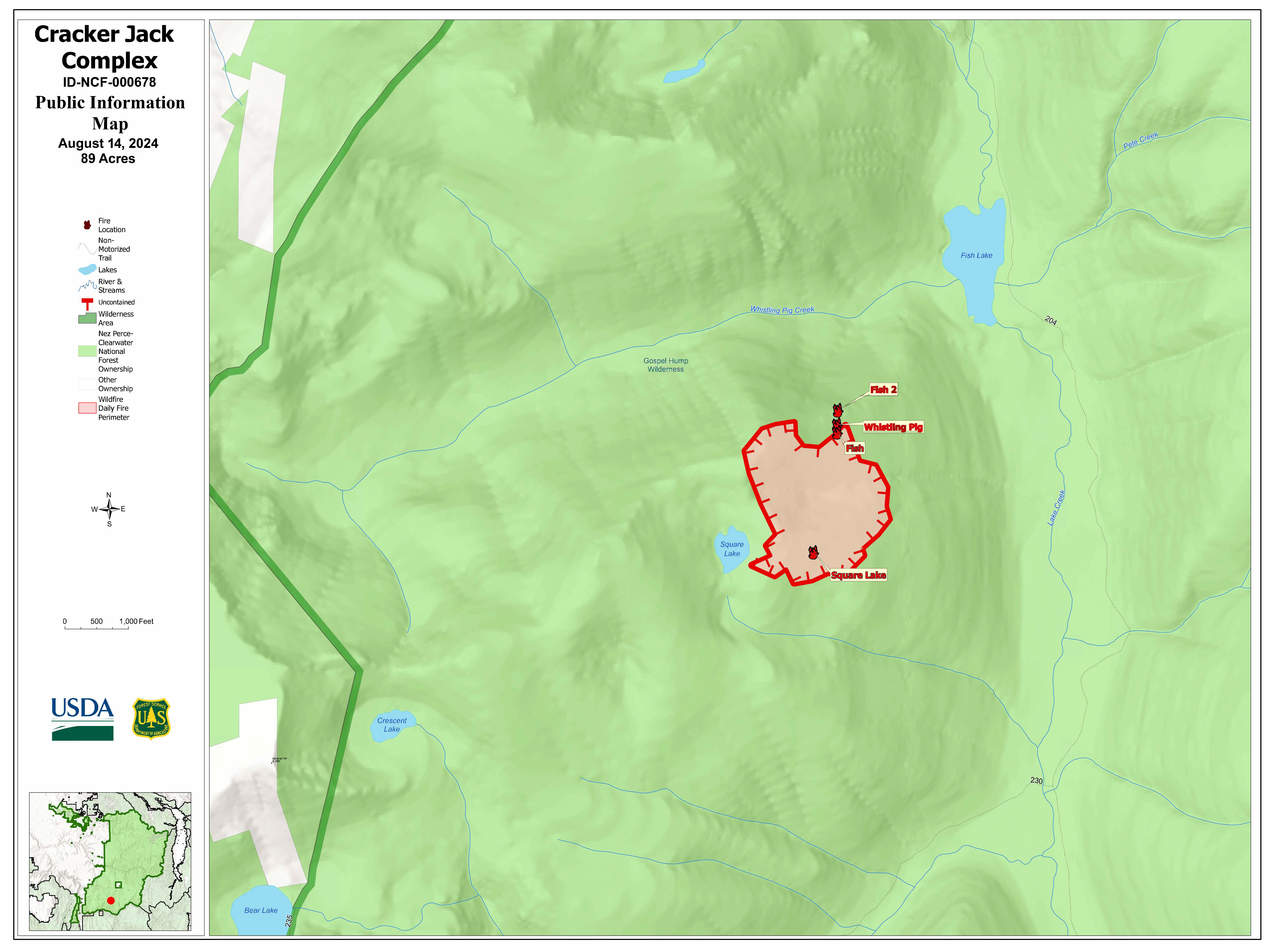 

						Cracker Jack Complex Fire Perimeter Map (8-14-2024)
			