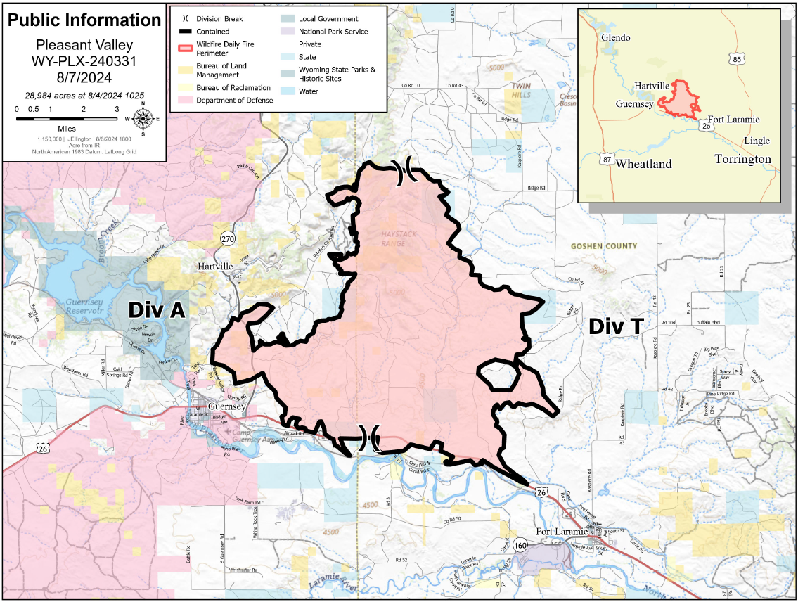 Wywys Pleasant Valley Fire Information | InciWeb