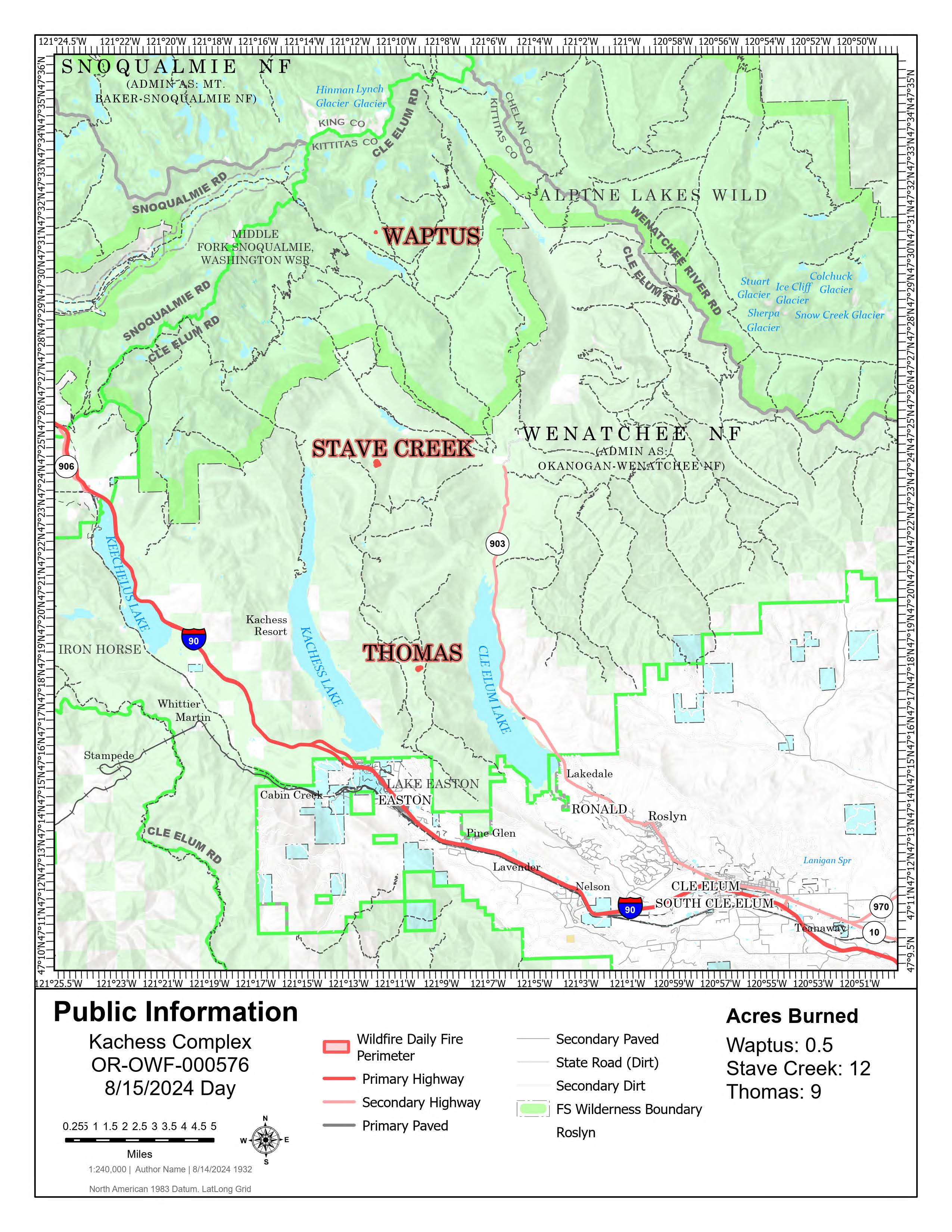 




Kachess Complex Map - August 15, 2024



