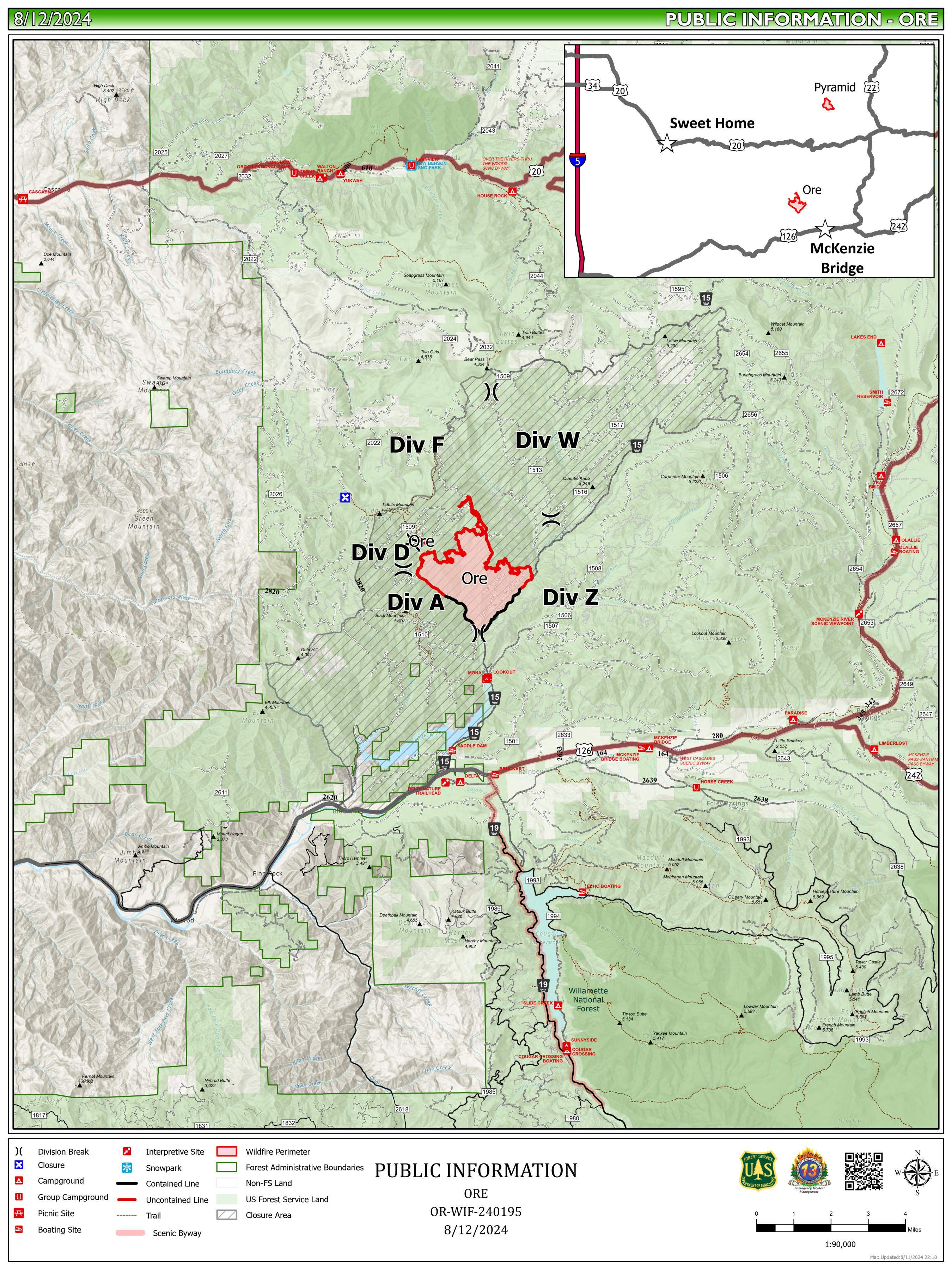 




Ore Fire Public Information Map, August 12, 2024


