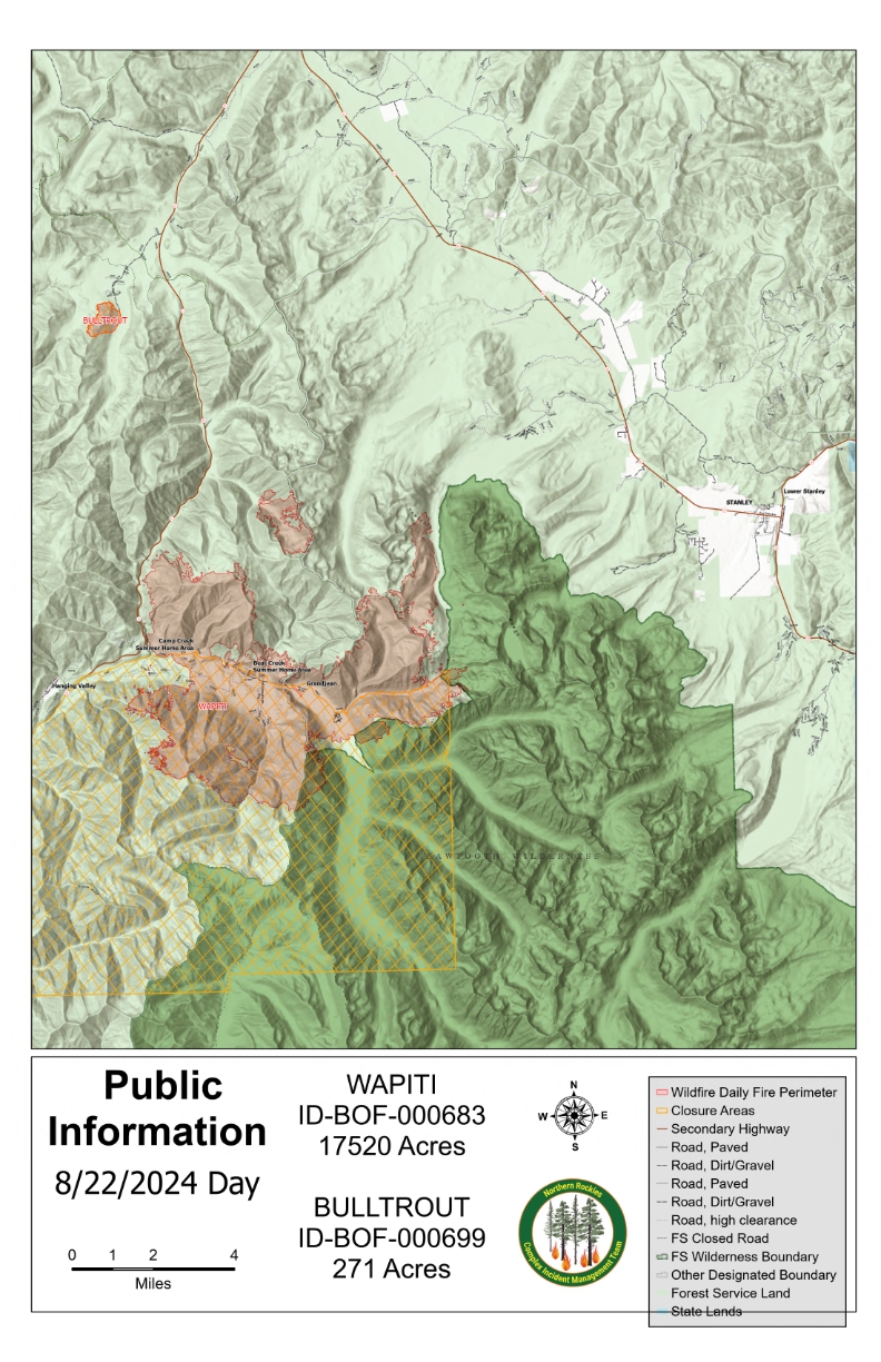 







						Bull Trout Fire Map Thursday, August 22, 2022
			


