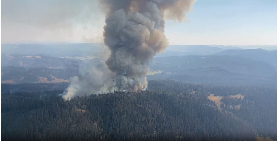 

						Aerial View of Smoke Column
			