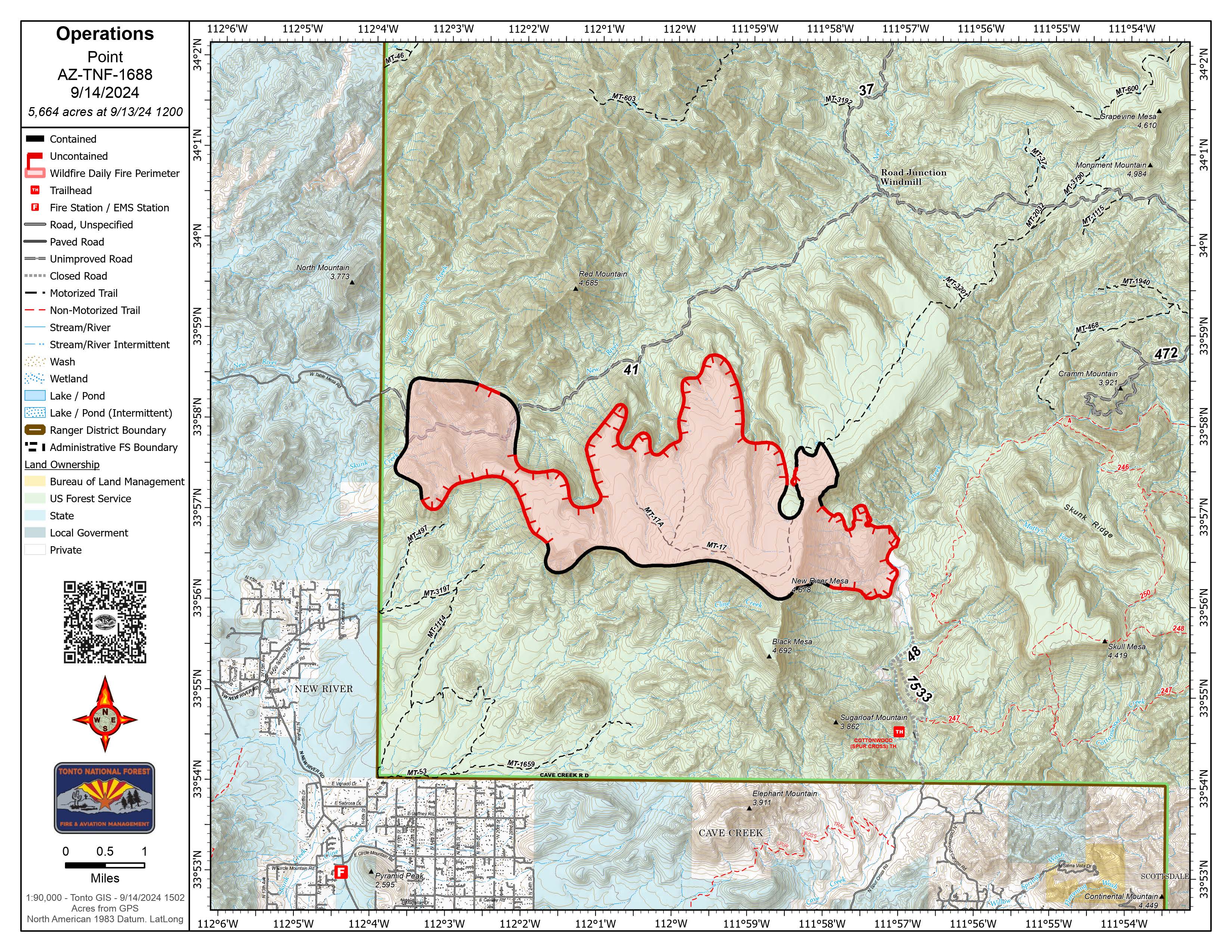 

						Point Fire Map Sept. 14, 2024
			