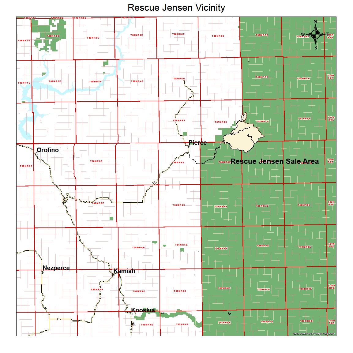 

						Rescue Jensen Prescribed Burn Project Area and Proximity Map
			