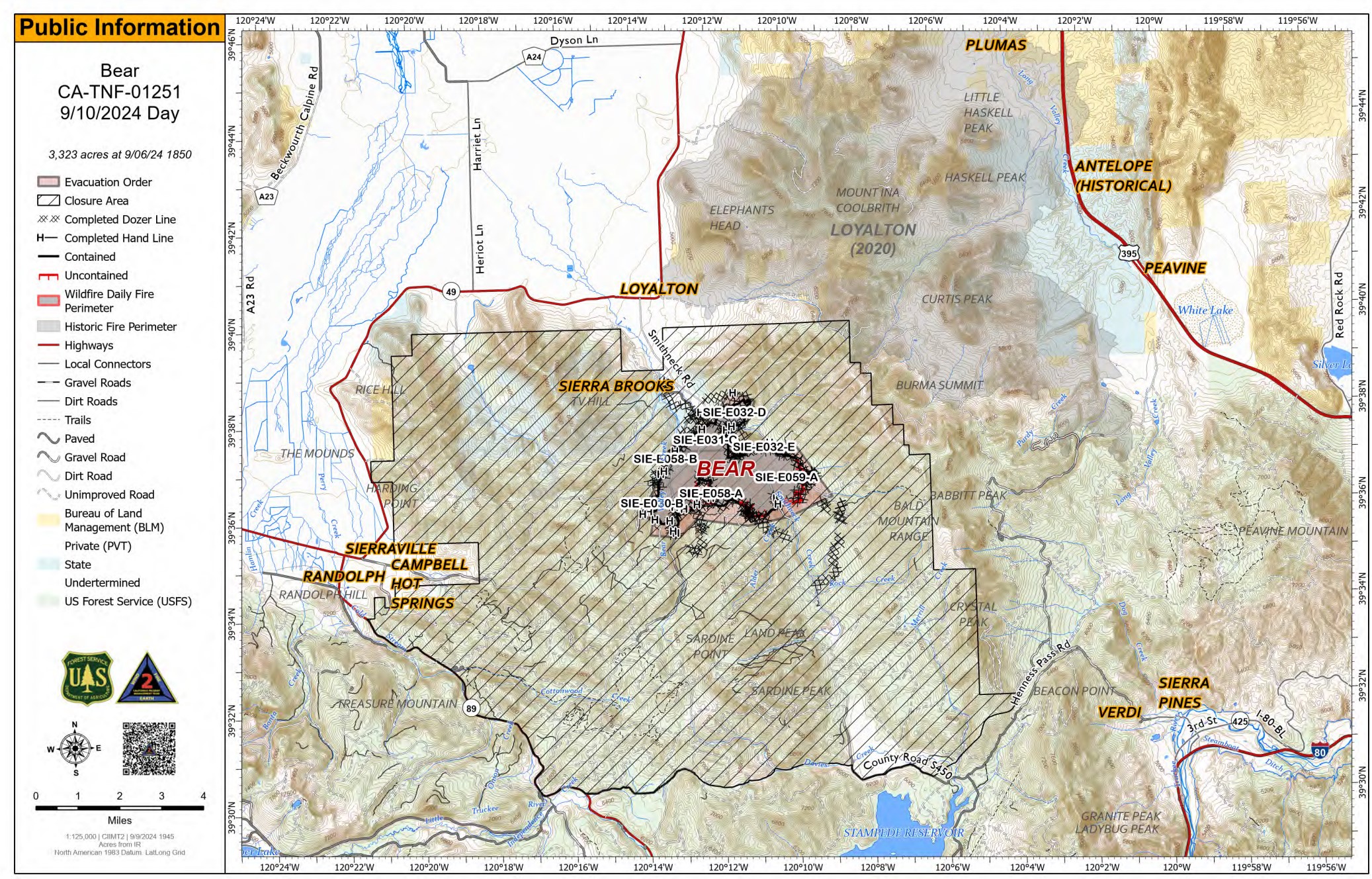 

						Bear Fire Map September 10
			