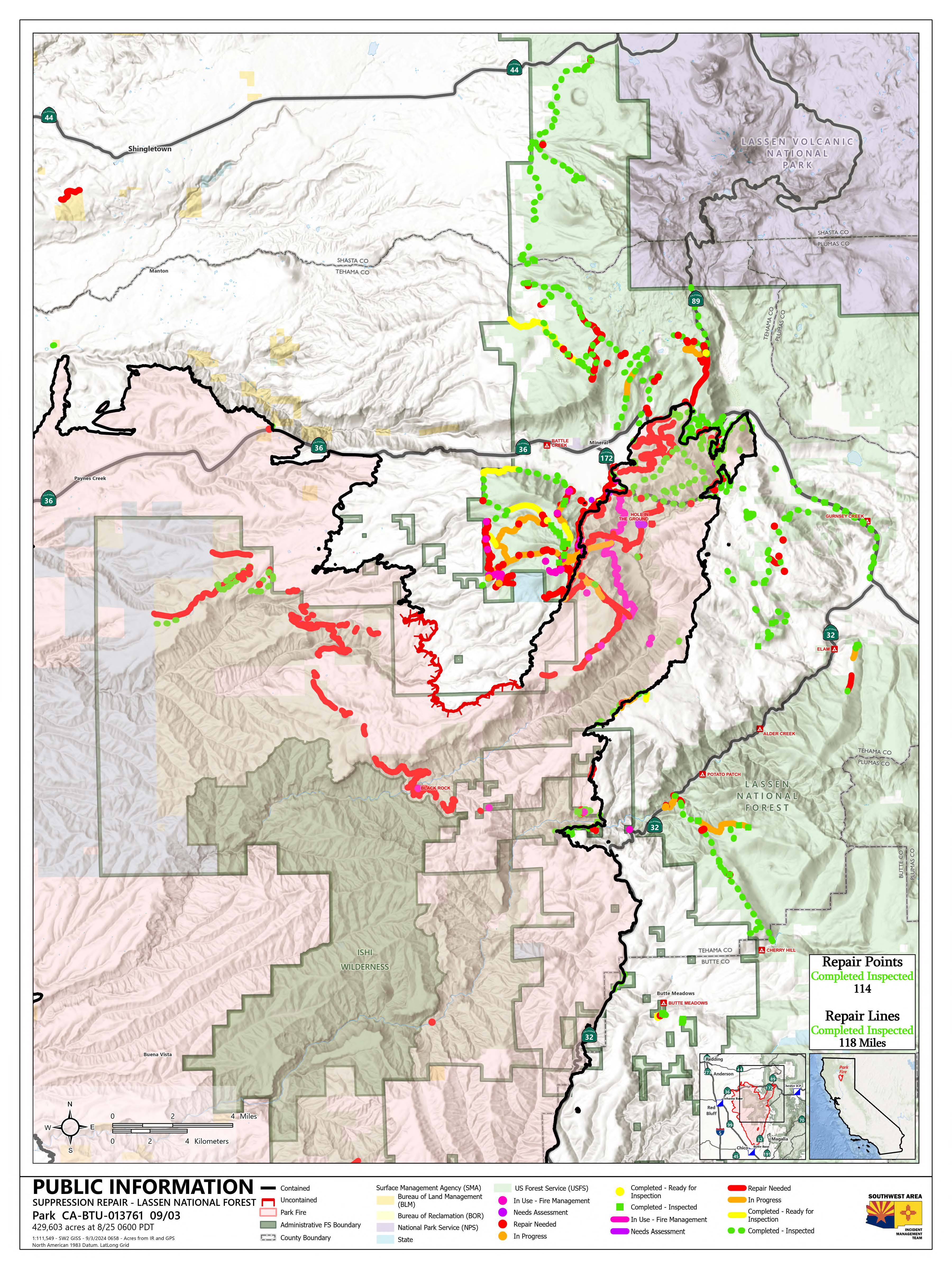 




Park Fire Public Information Map, 9/03/2024


