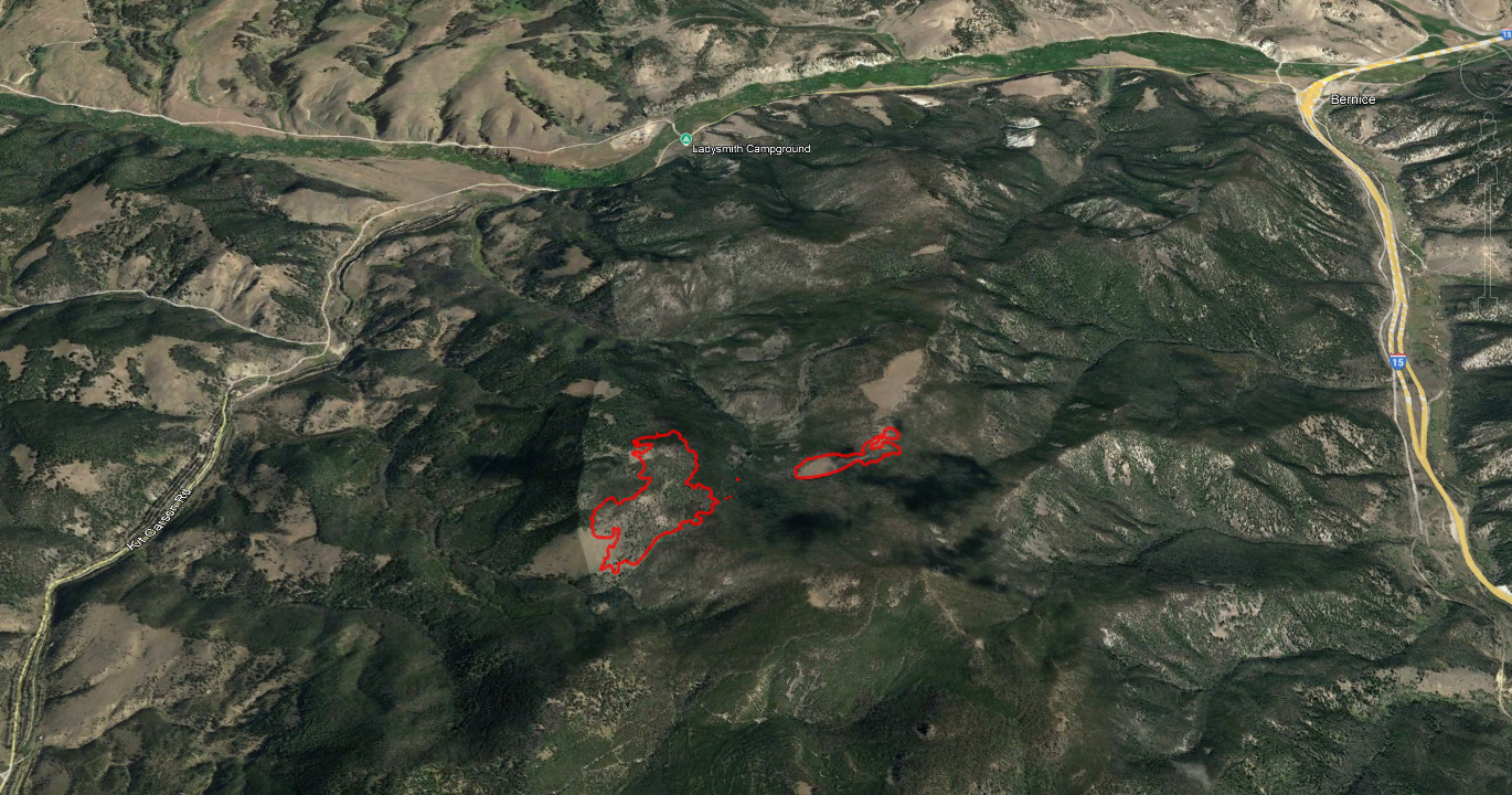 

						Sheep Creek Fire location and imagery
			