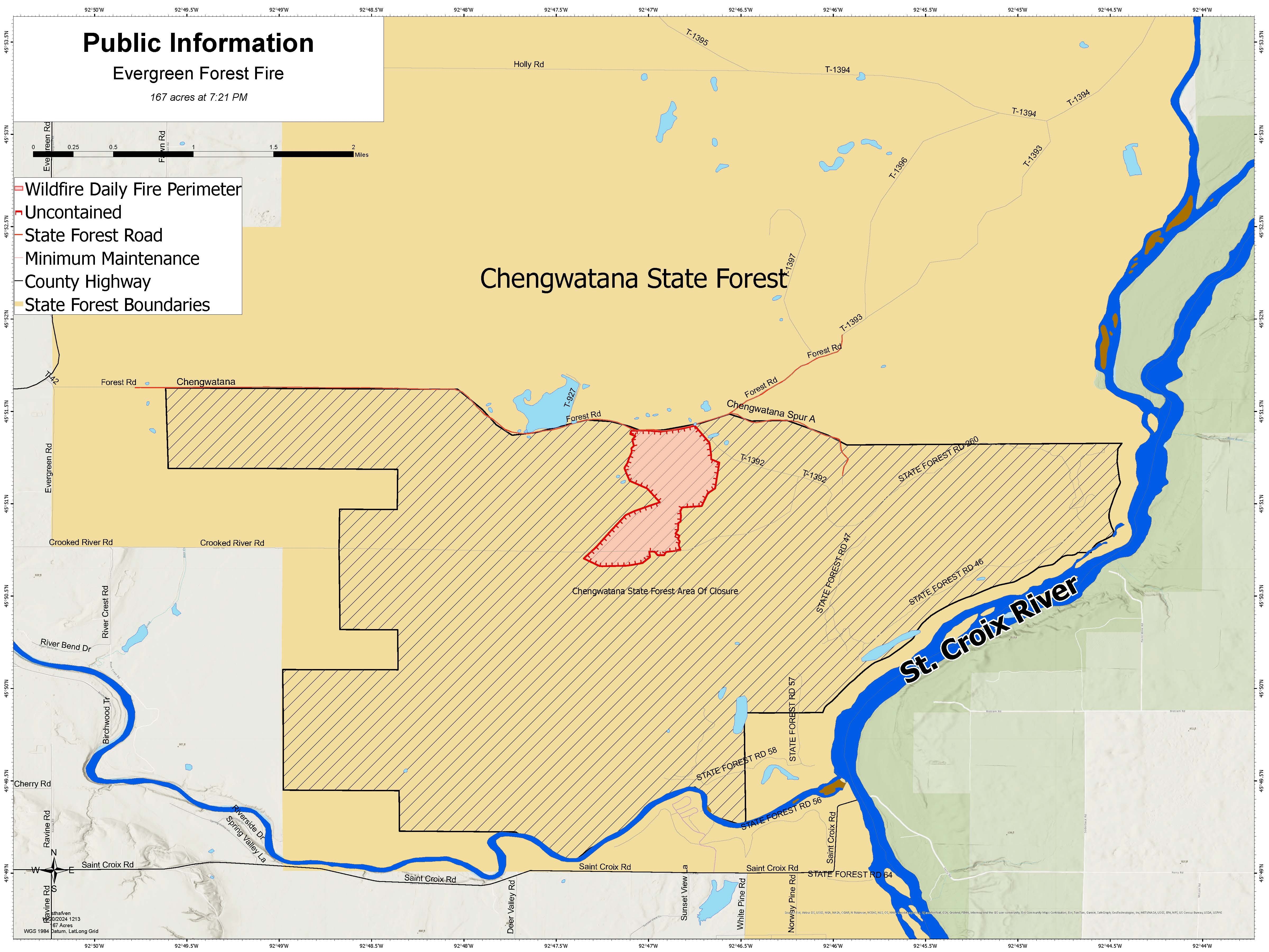 

						Public Information Map-Evergreen Forest Fire, October 20, 2024
			