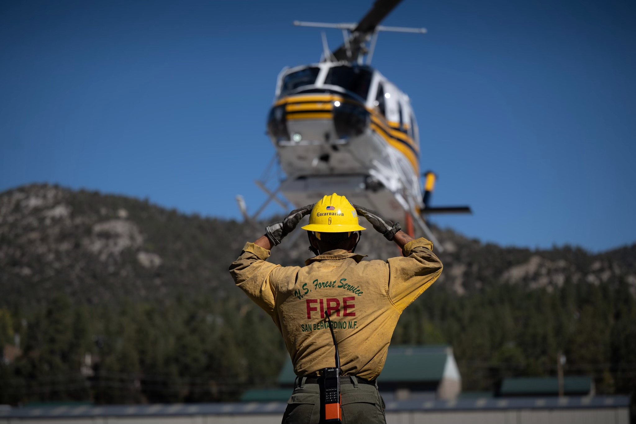 

						October 12, 2024 Helicopter Flight, Photo Credit from Staff Sgt. Joseph Pagan 163D Attack Wing, California Air National Guard, Public Affairs 
			