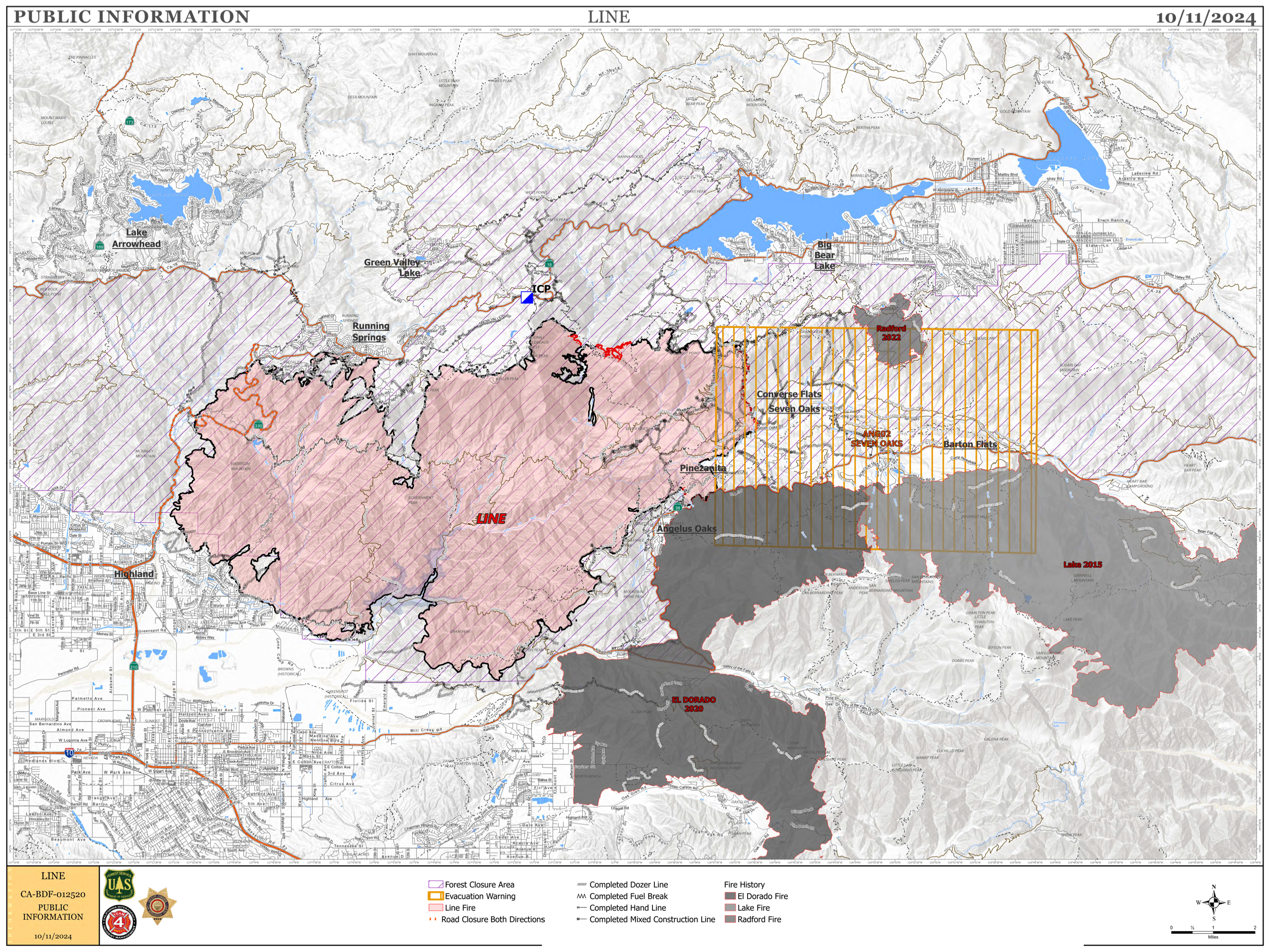 




Line Fire Public Information Map, October 11, 2024


