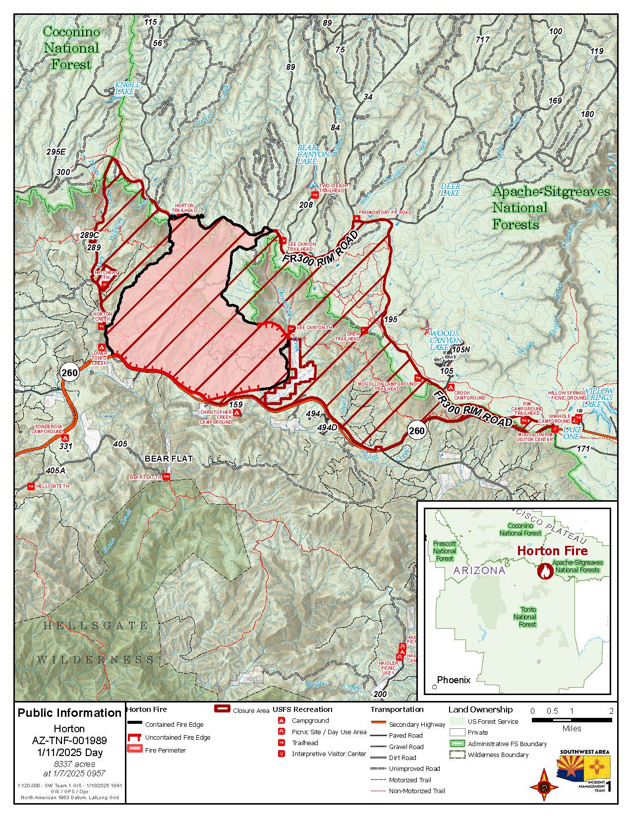 




Horton Fire Public Information Map 01-11-25


