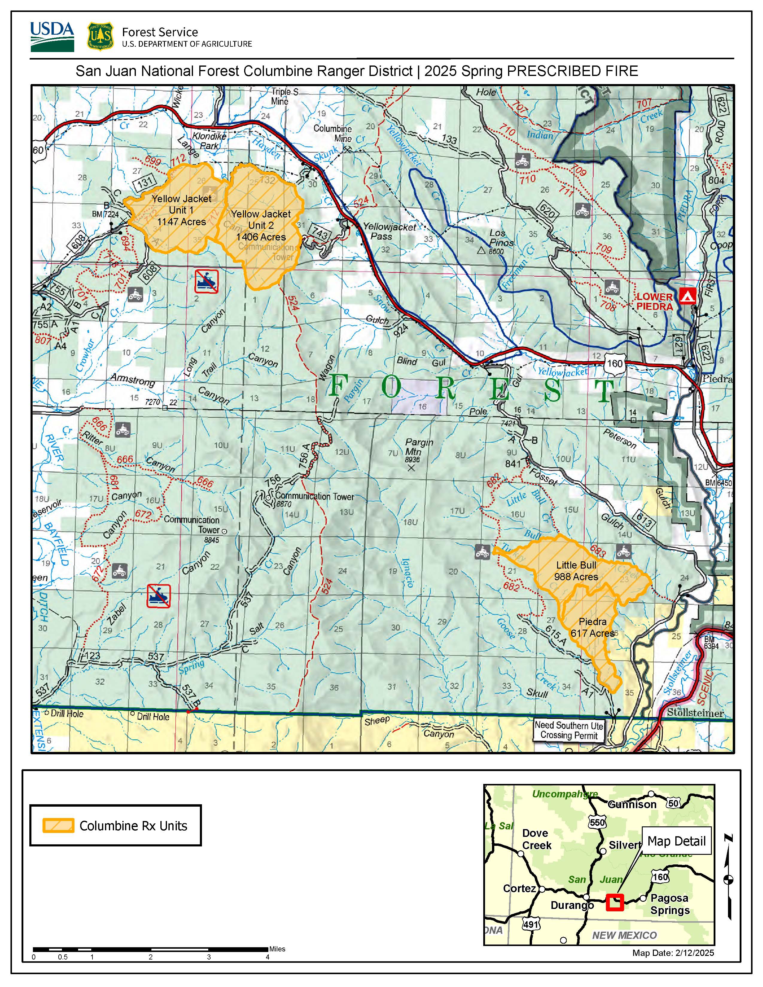 

						Columbine Ranger District 2025 Spring Prescribed Fire
			