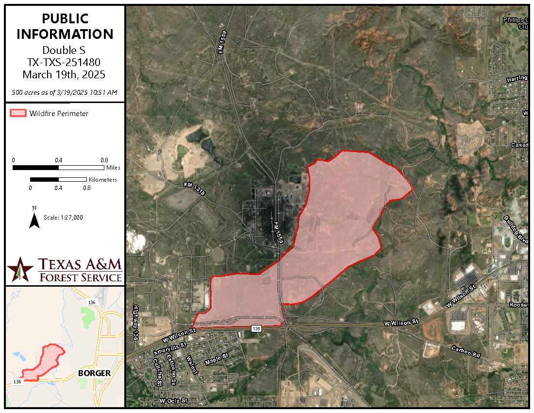 

						Double S Fire - Public Information Map
			