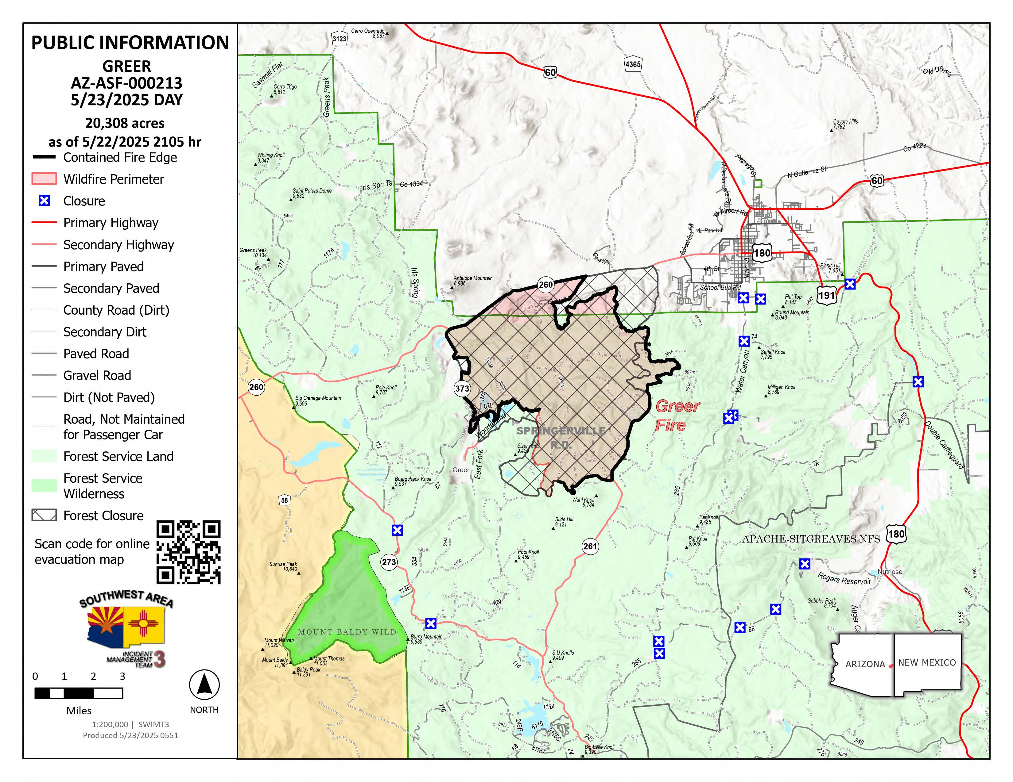 

						Greer Fire Public Information Map May 23, 2025
			